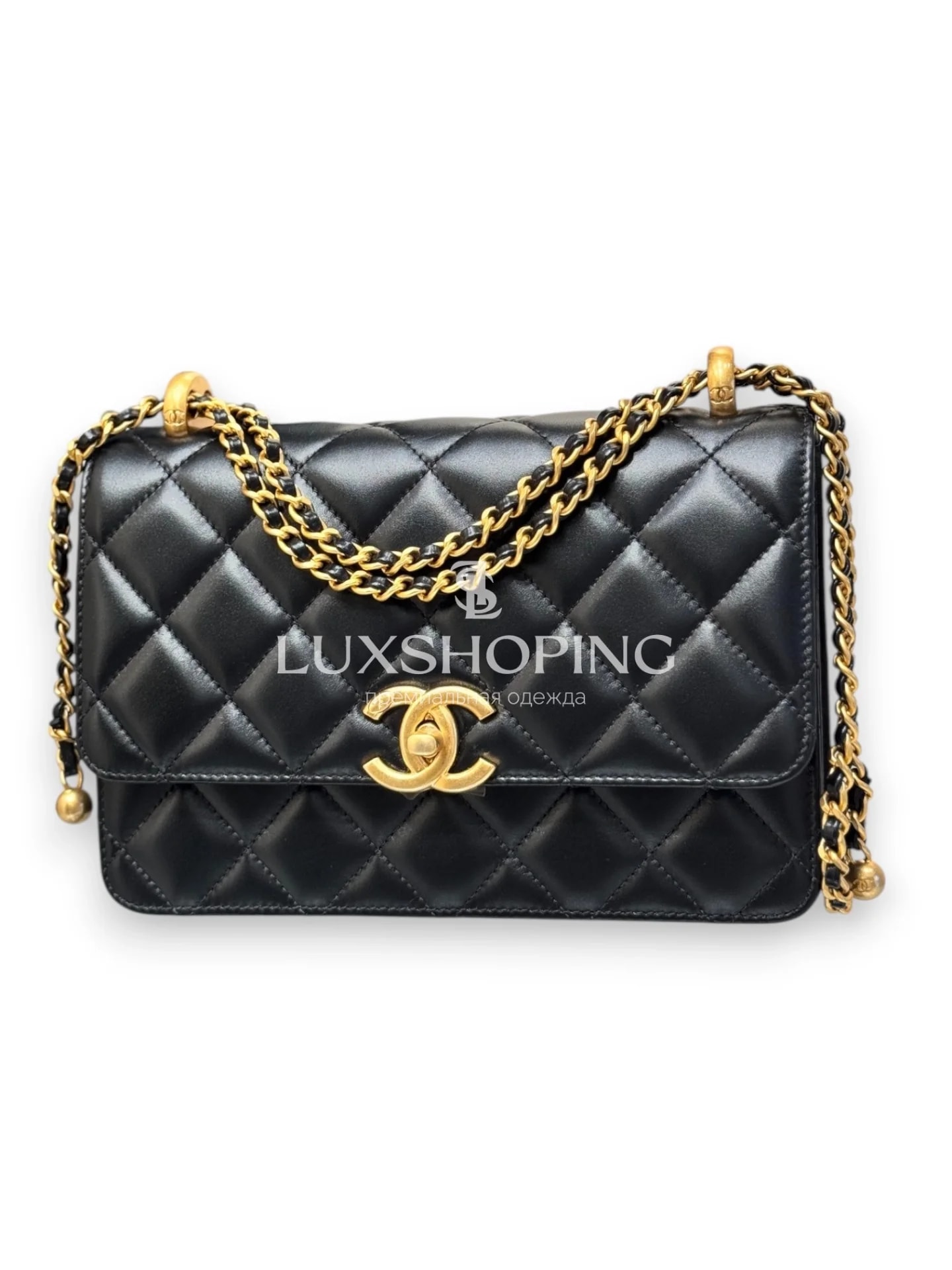 Сумка Chanel 24C Double Gold Pearl