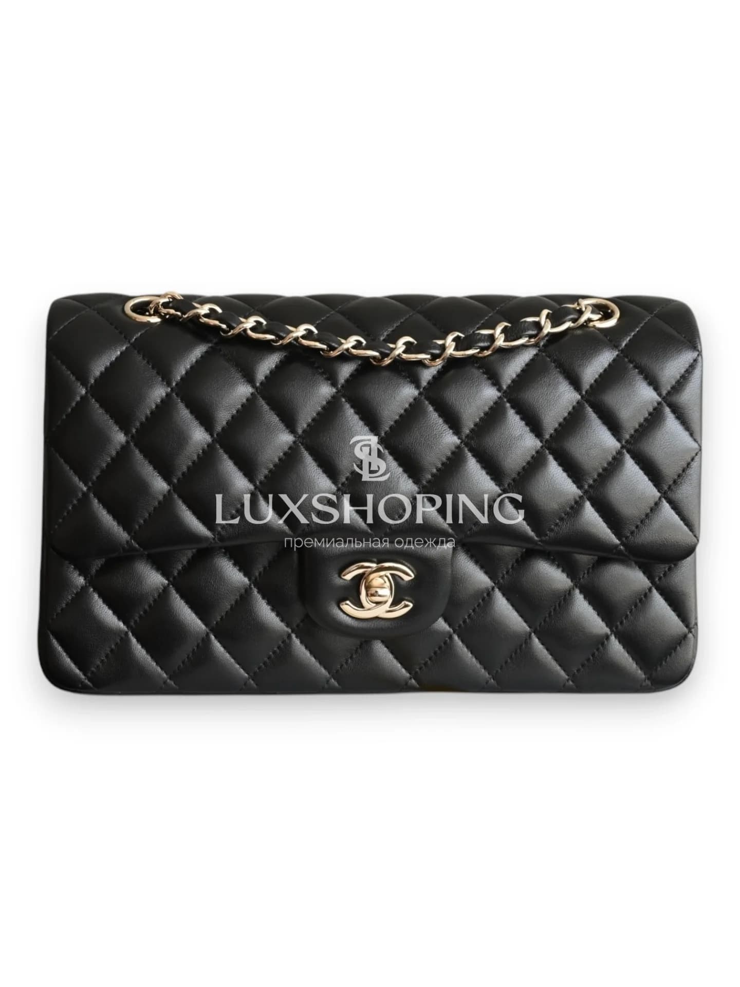 Сумка Chanel 25S Classic Flap среднего размера 15.5×25.5×6.5 см