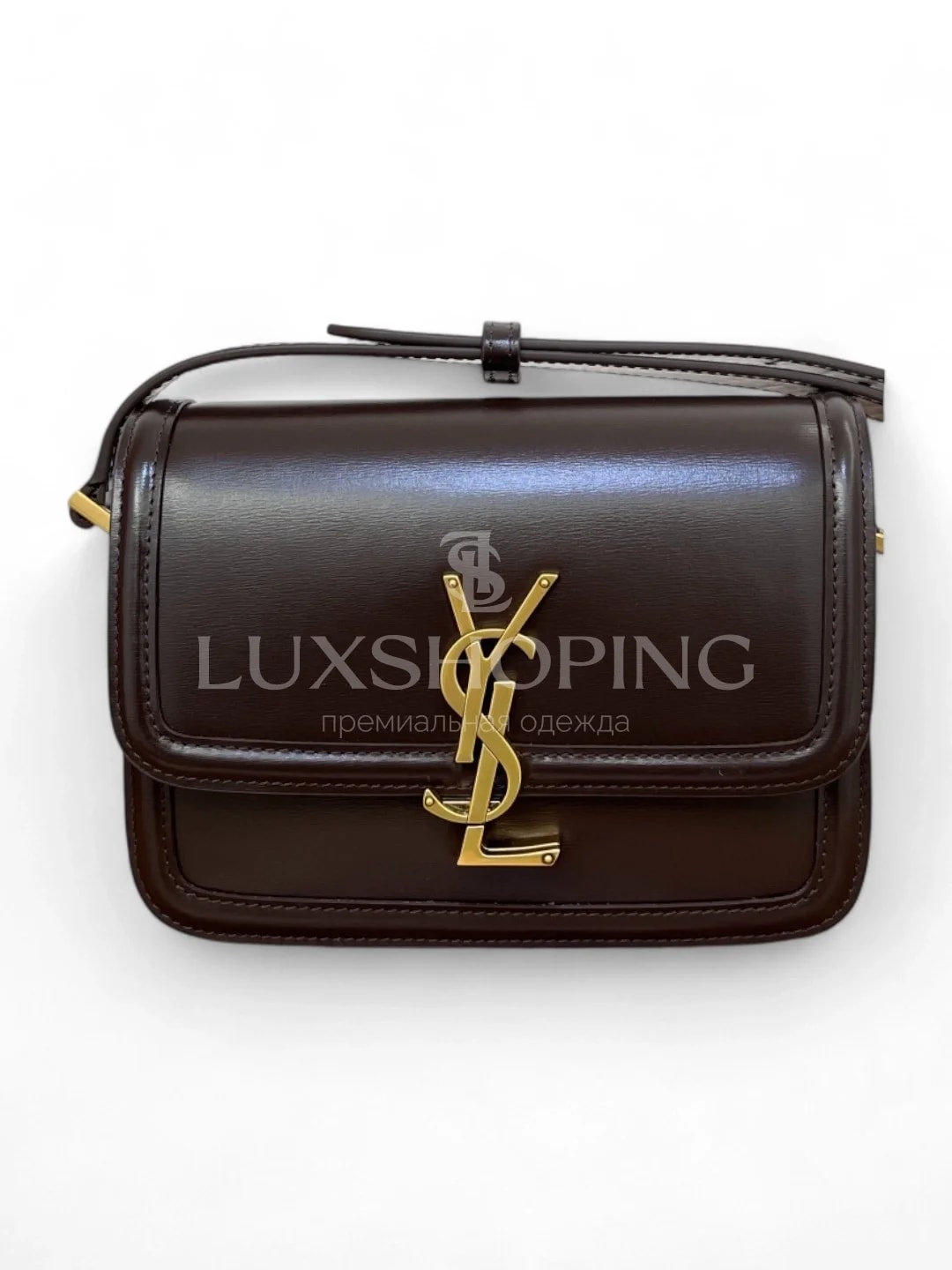 Сумка YSL Solferino Box 19x13x5 cm бордо