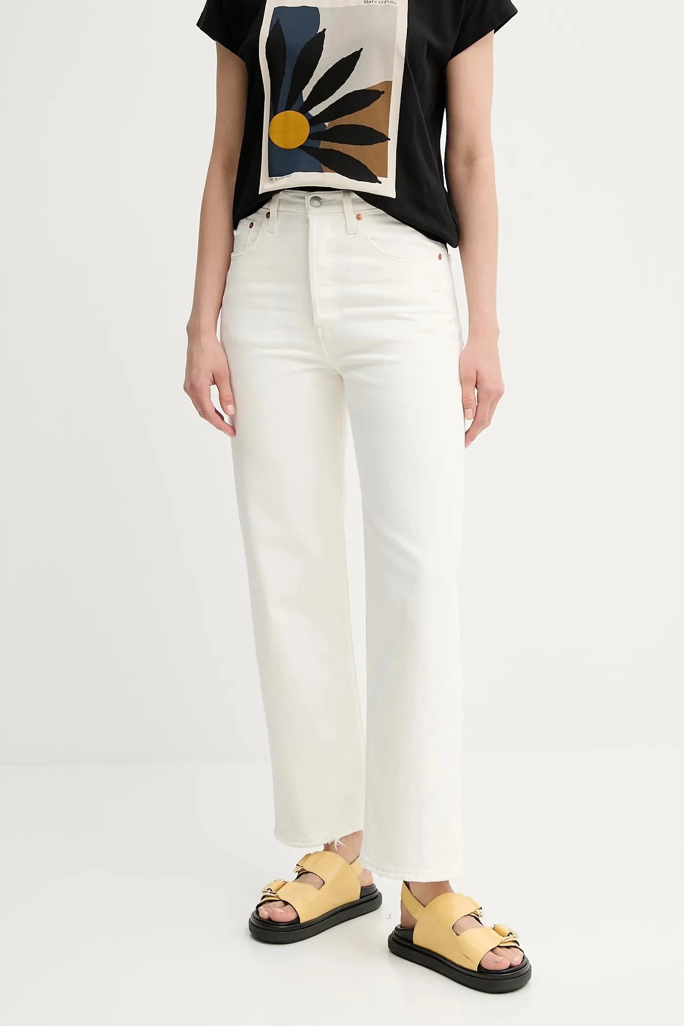 джинсы RIBCAGE STRAIGHT ANKLE