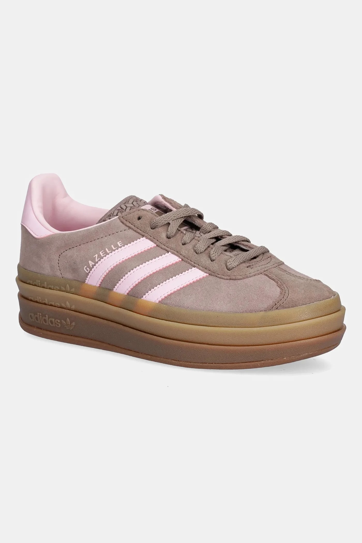 кроссовки Gazelle Bold W коричневые для женщин