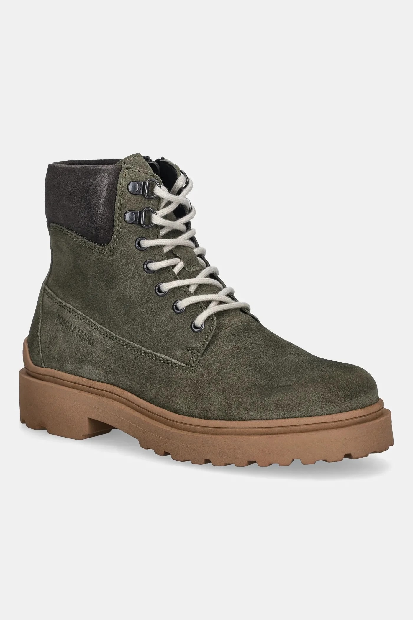 Высокие кожаные туфли TJM LACE UP BOOT SUEDE
