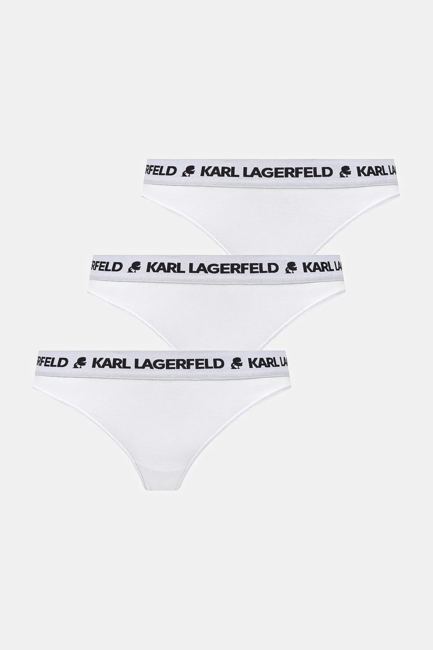 3 пары стрингов с логотипом