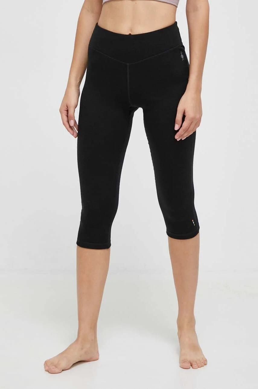 Классические функциональные леггинсы Thermal Merino. черные для женщин