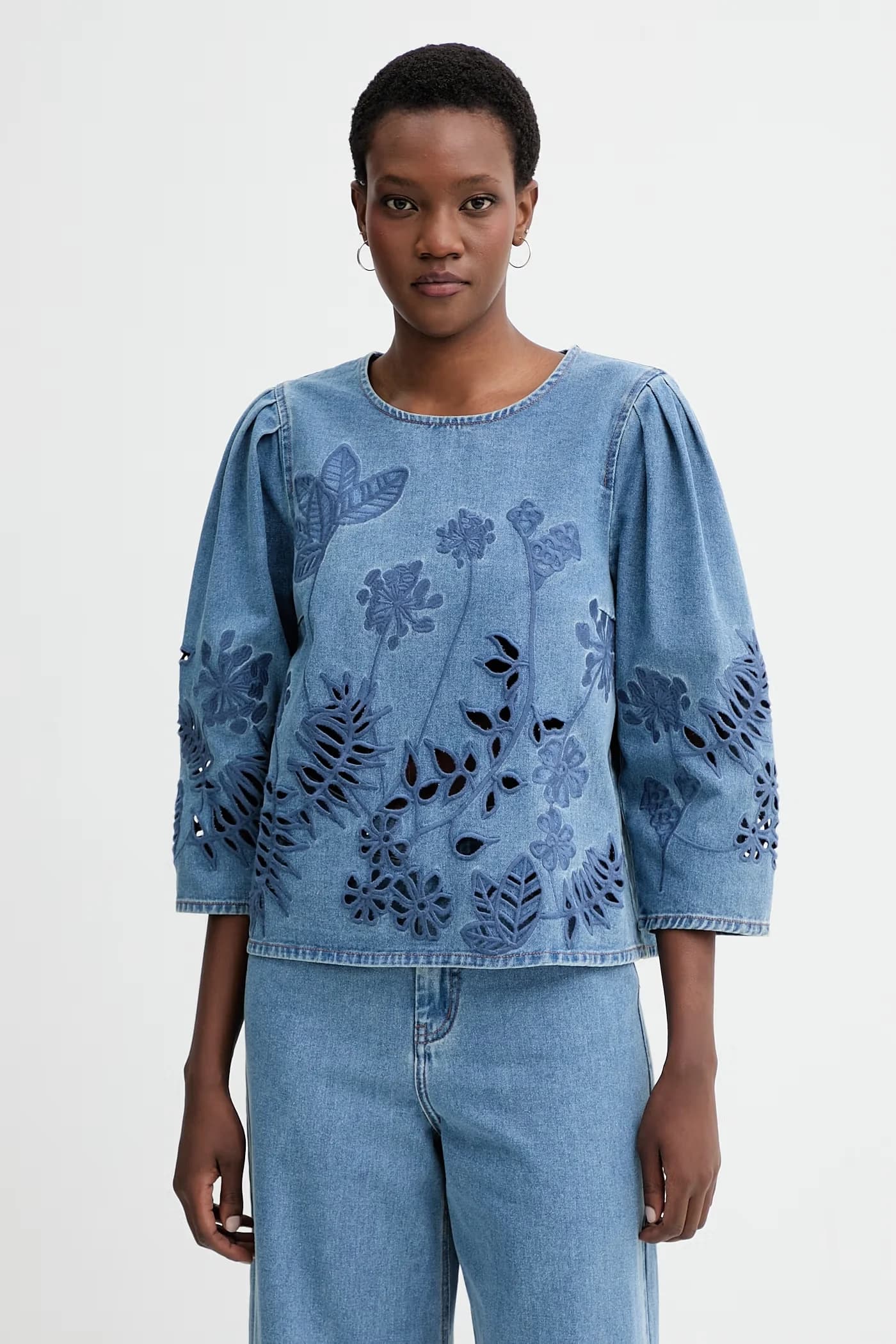 блузка BRAMBLE из хлопка