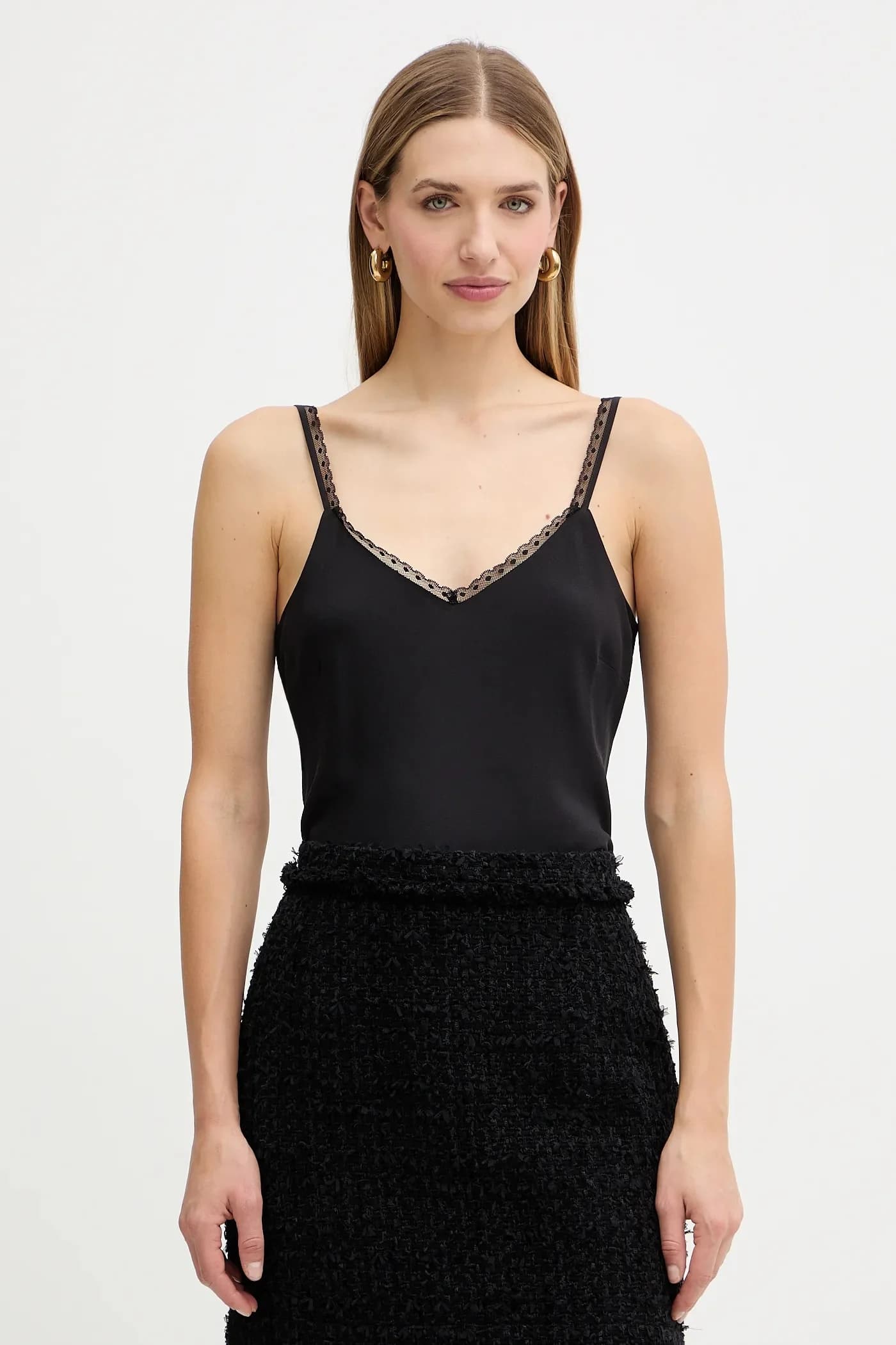 Топ с шелком