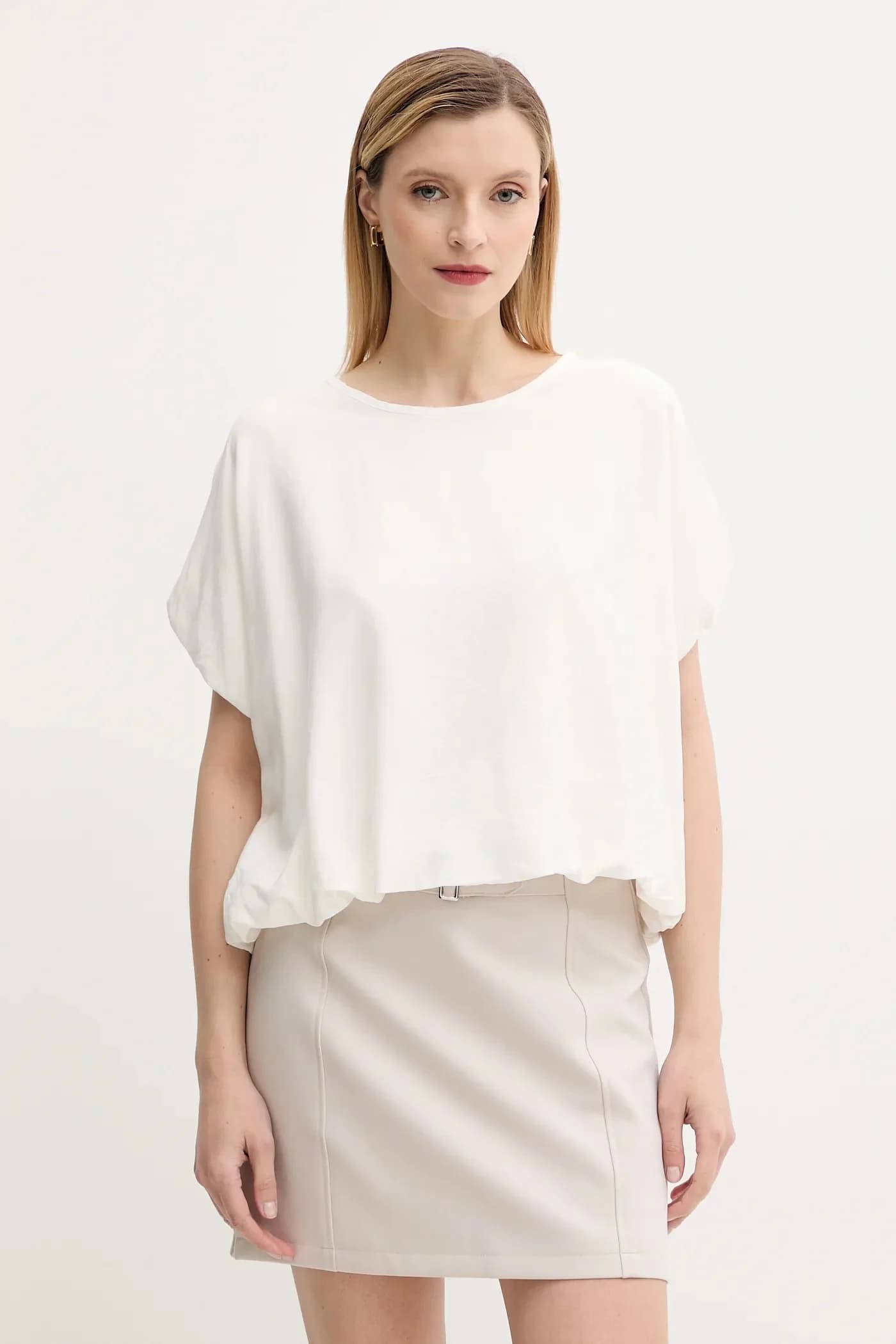 Льняная блузка