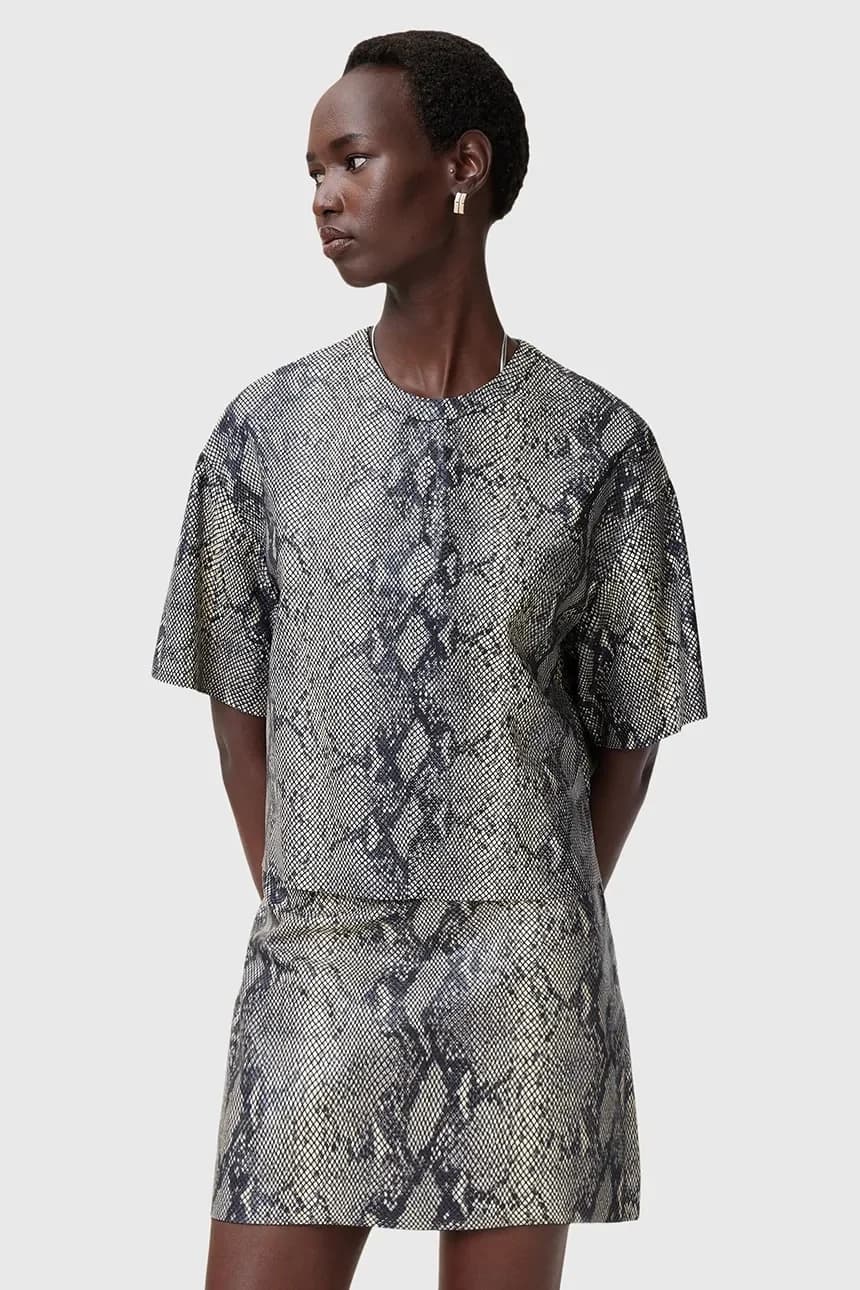 RENAI кожаная блузка