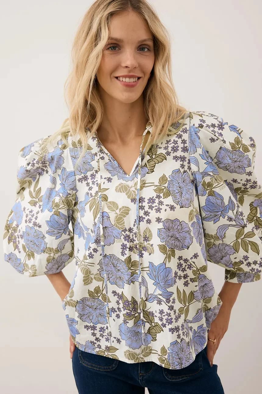 ANDRASSA хлопковая блузка