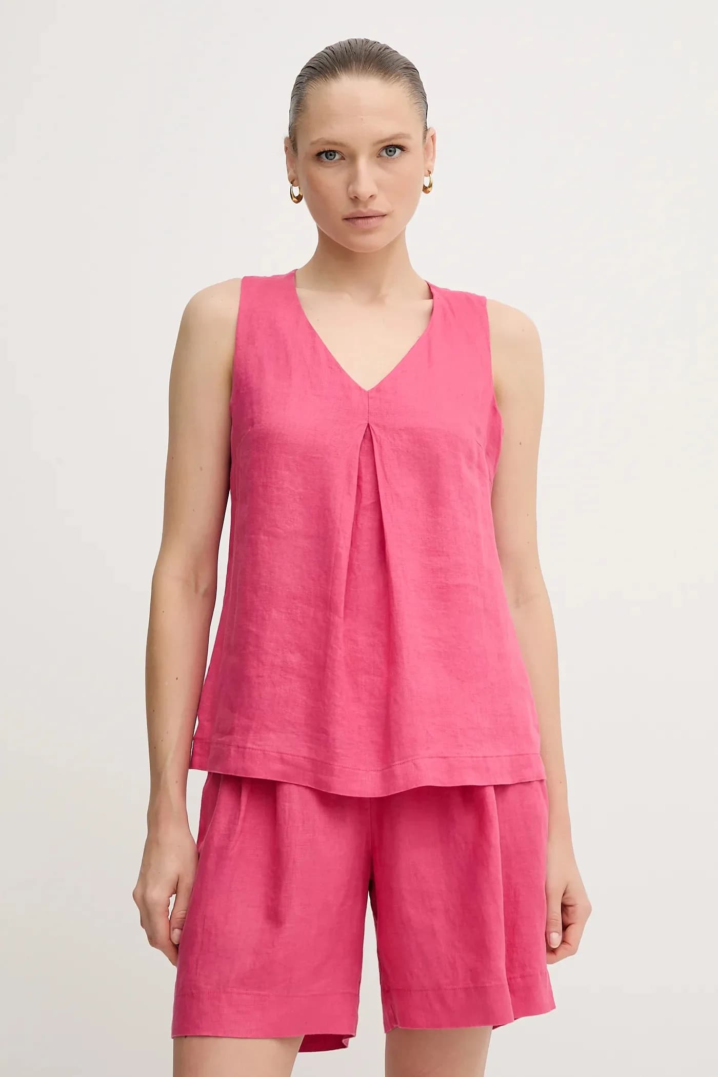 Льняная блузка