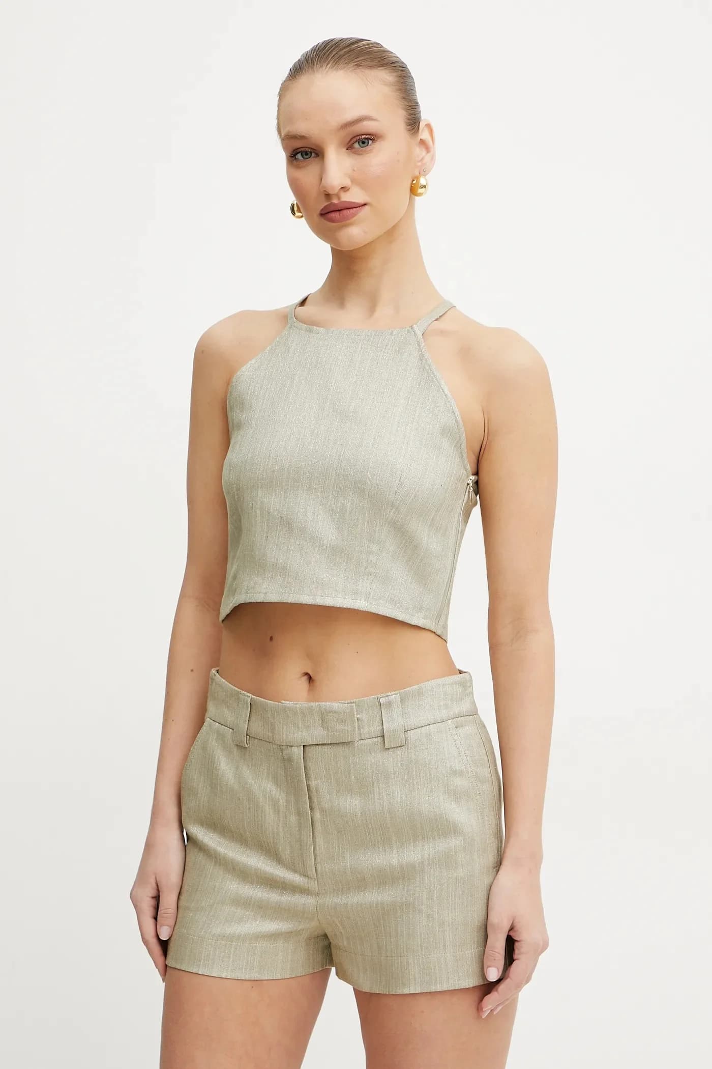 STILLA топ из смесового льна