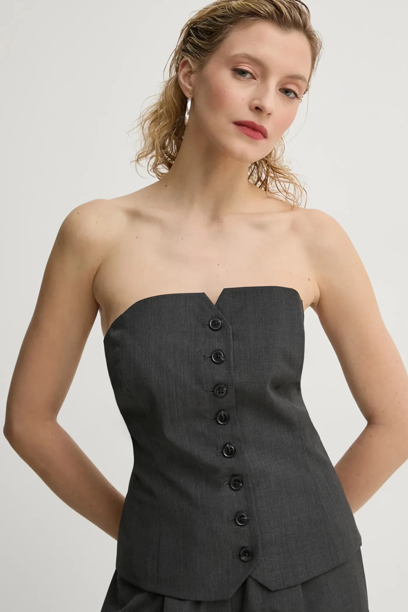 SAELLEN топ из смесовой шерсти