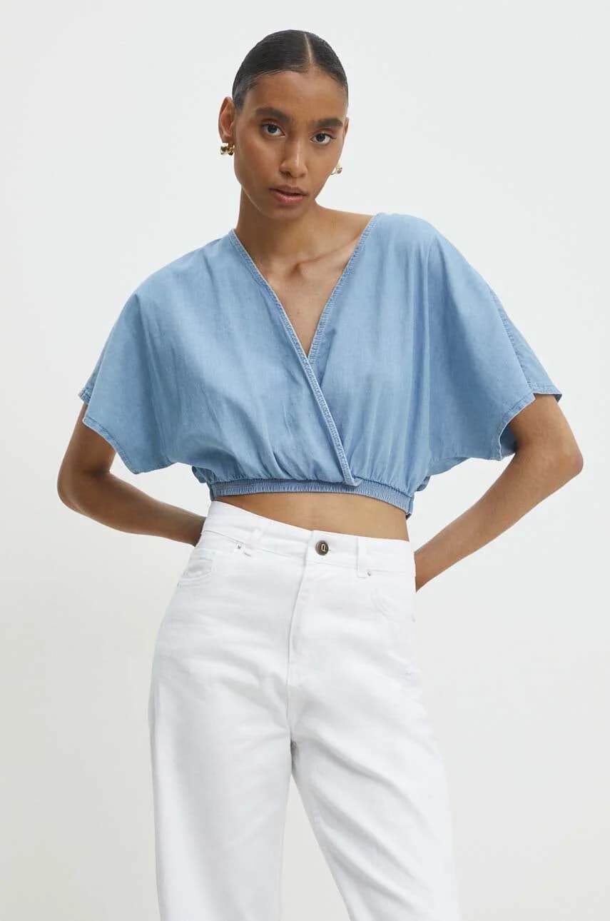 Джинсовая блузка