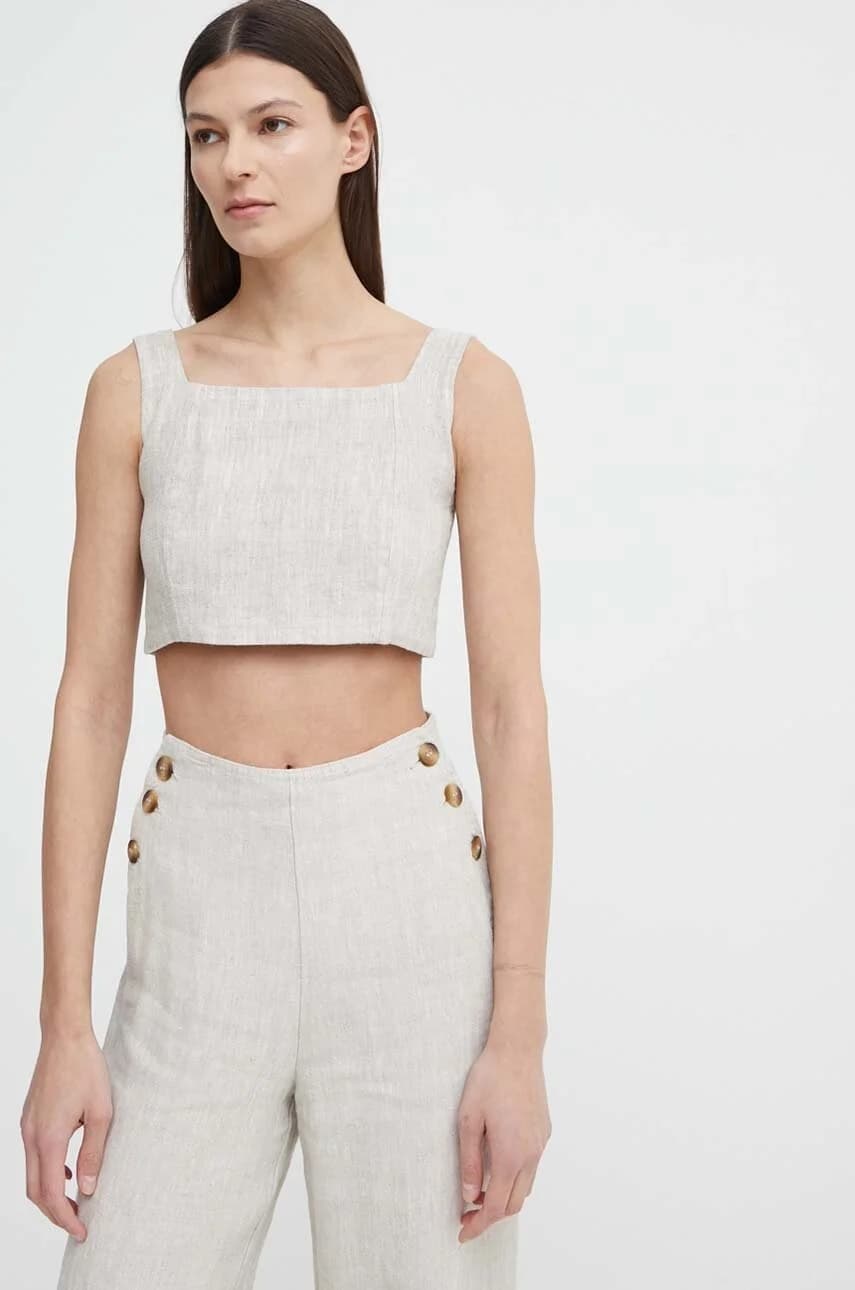 Льняная блузка