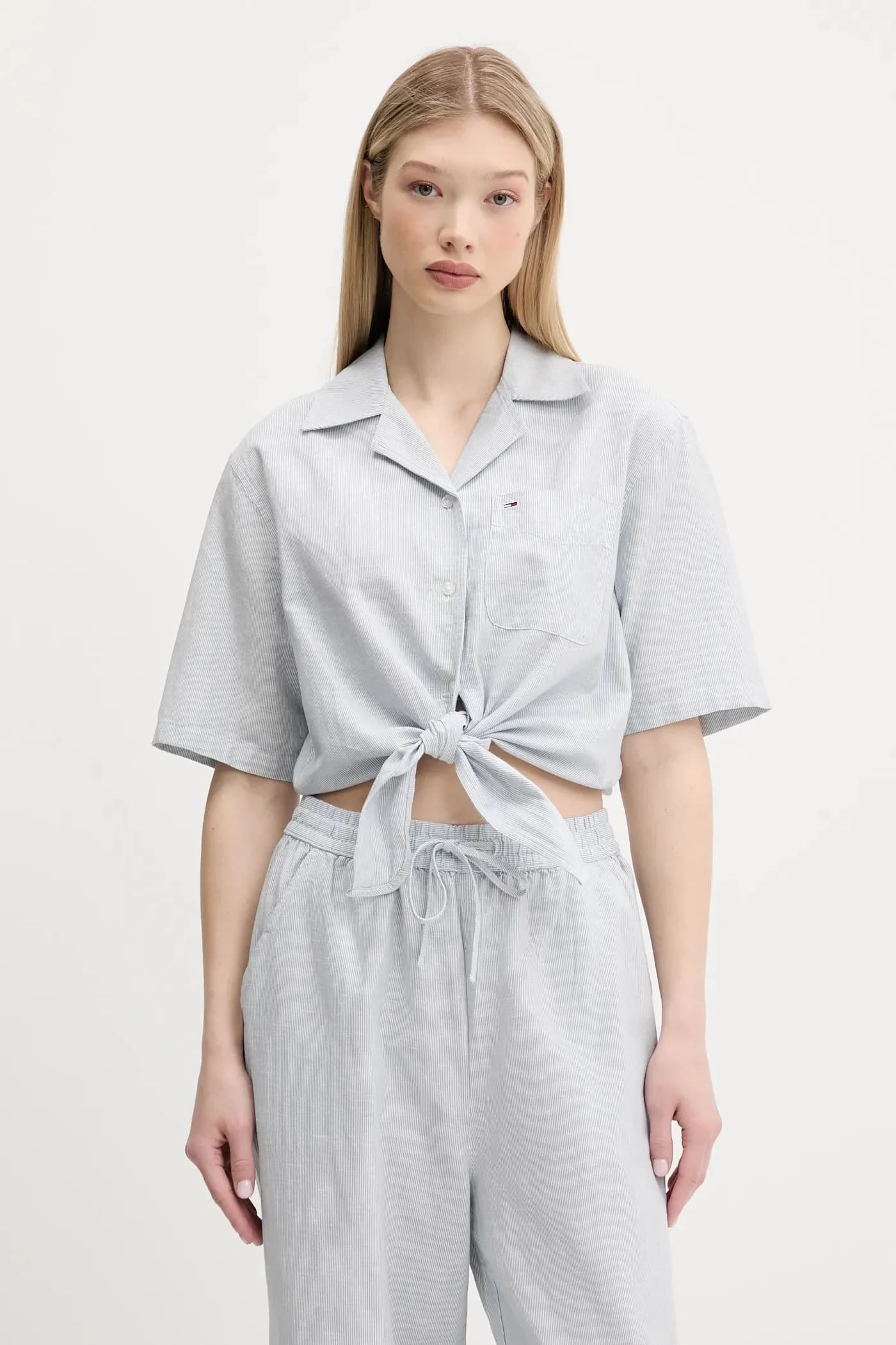 Рубашка из смесового льна