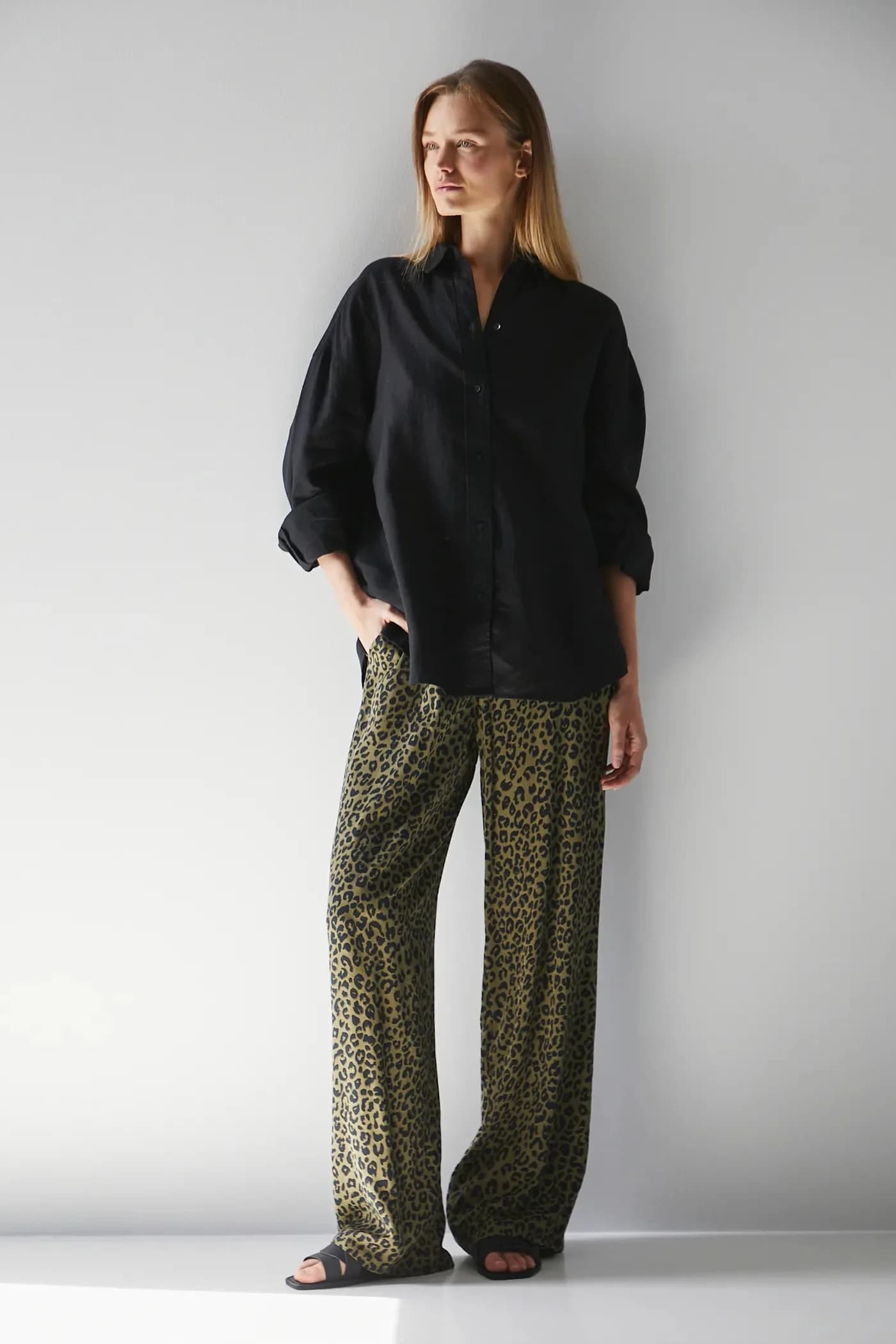 Льняная рубашка