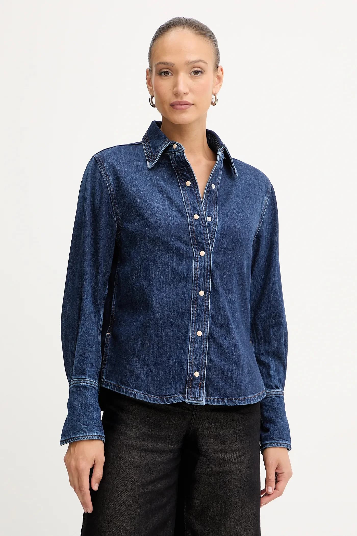 C_SHIRT LS джинсовая рубашка