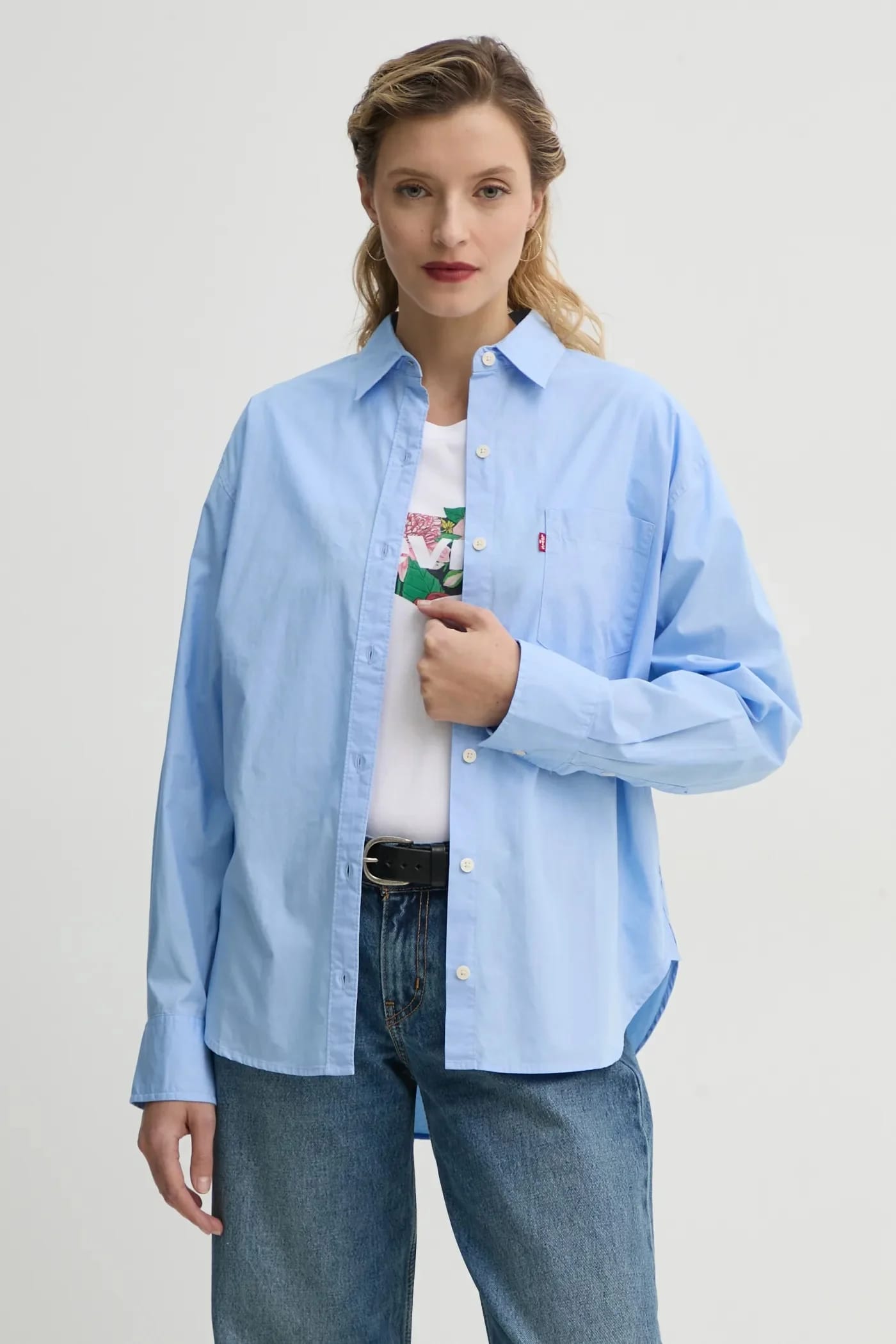 Хлопковая рубашка HARLIE NEW BF SHIRT
