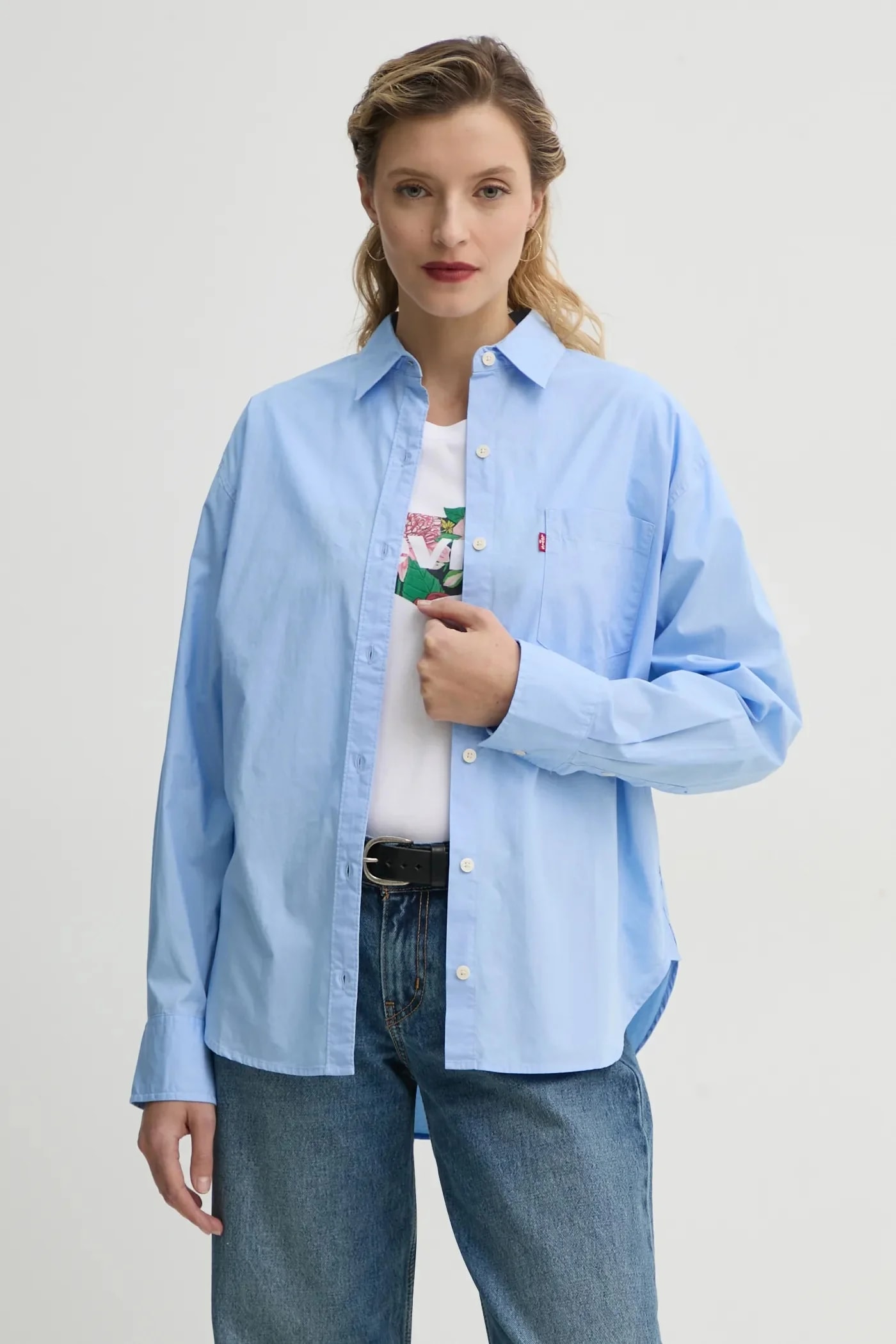 Хлопковая рубашка HARLIE NEW BF SHIRT