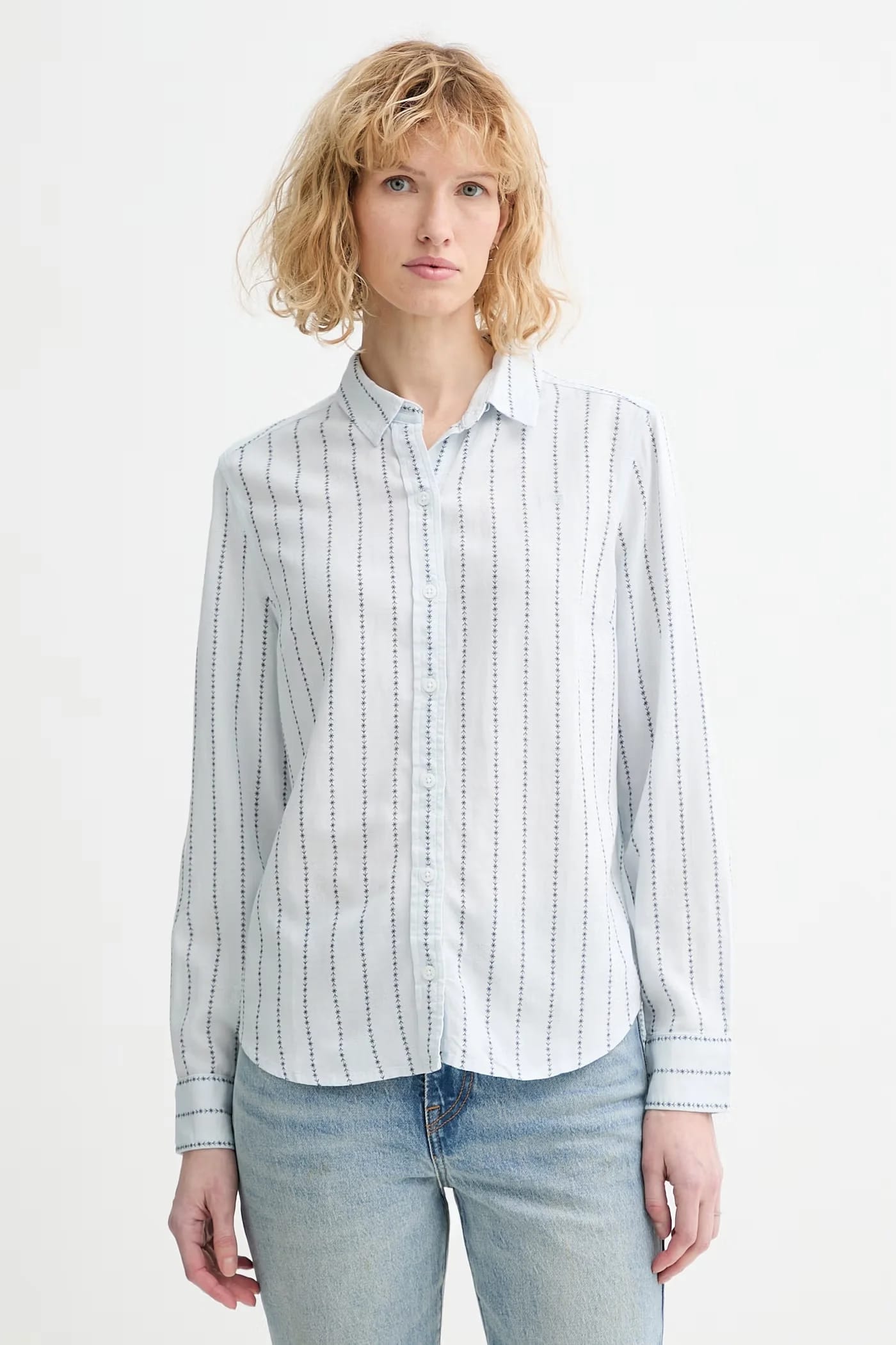 Рубашка NEW CLASSIC FIT BW из смесового льна