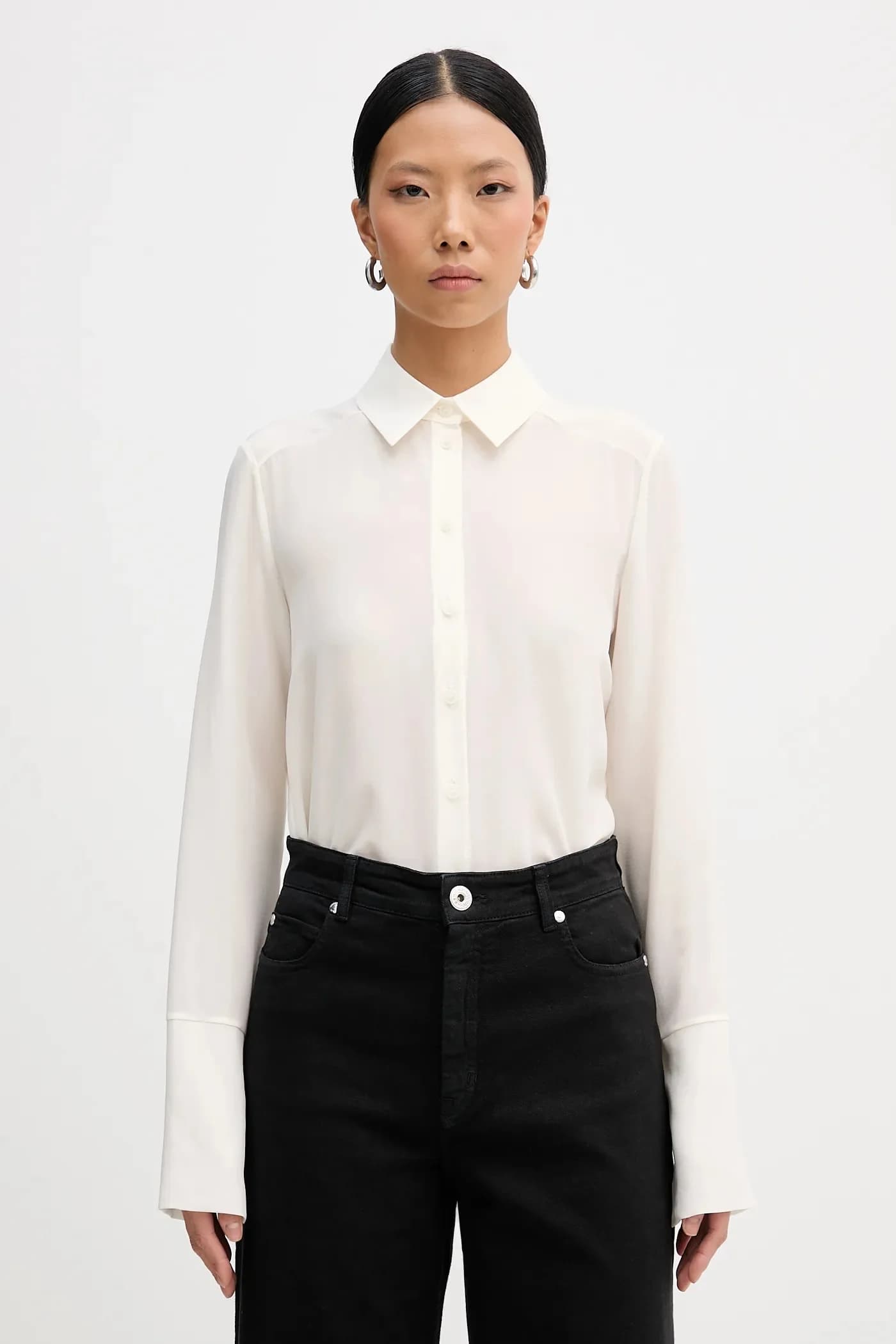 Шелковая рубашка