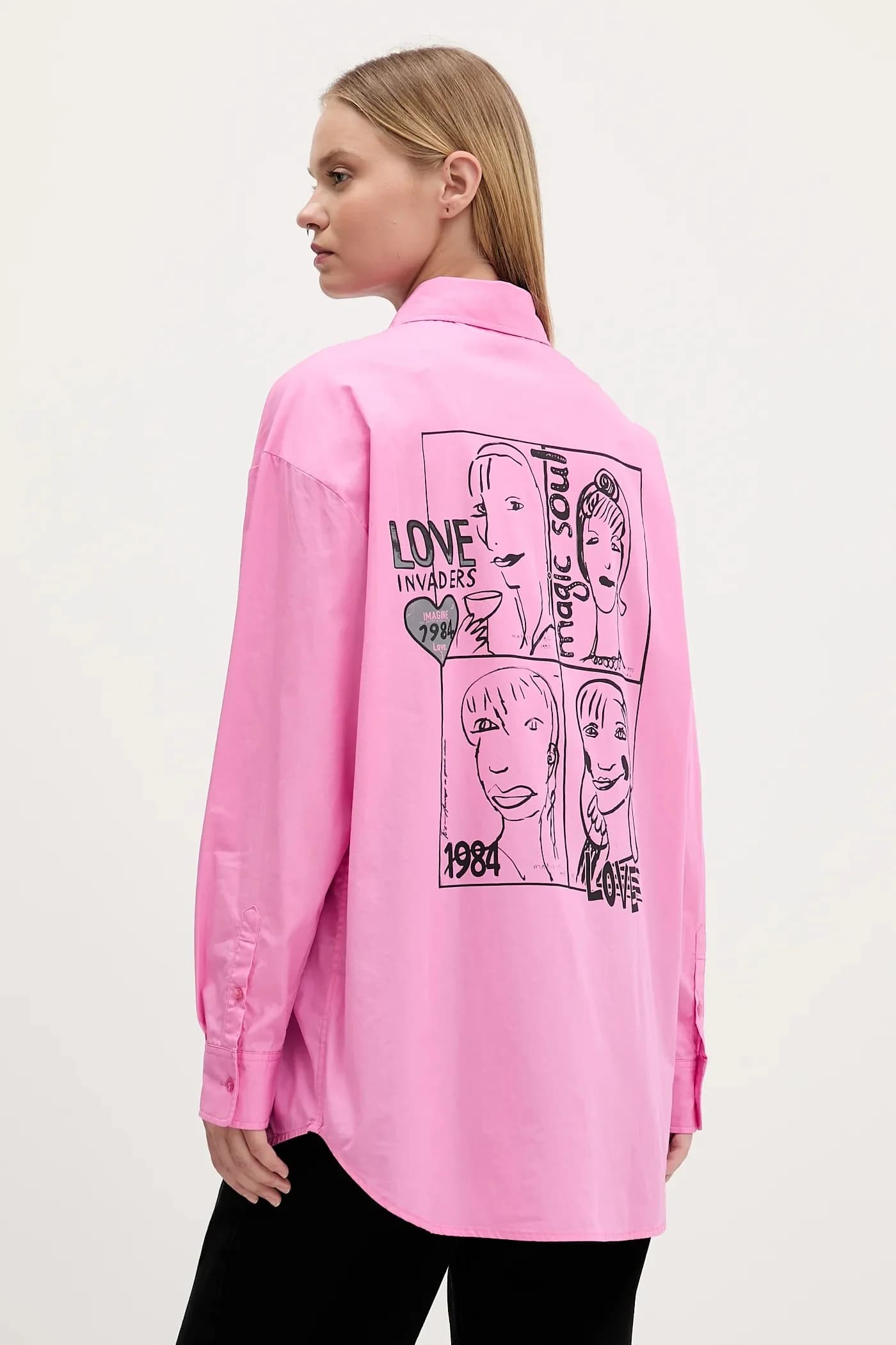 рубашка из хлопка для девочек