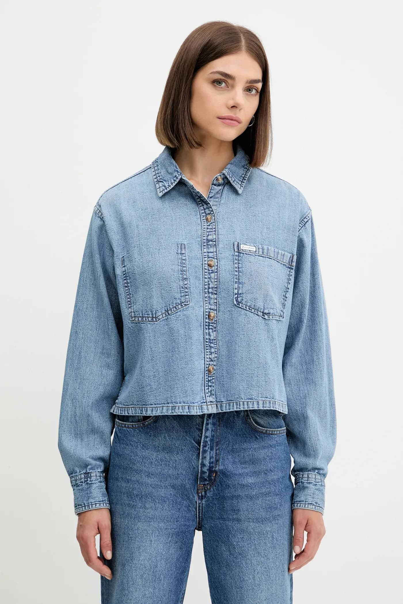 Джинсовая рубашка