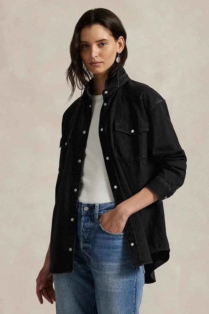 Джинсовая рубашка