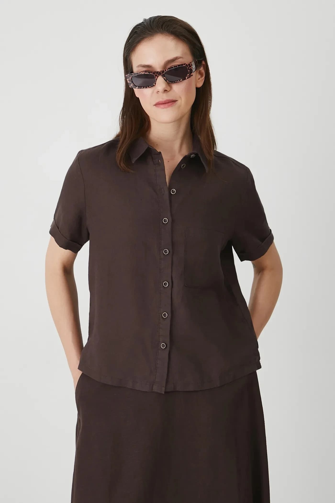 Рубашка из медицинского льна