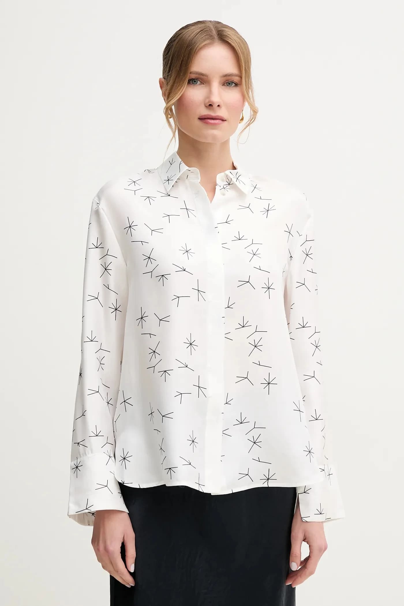 Шелковая рубашка