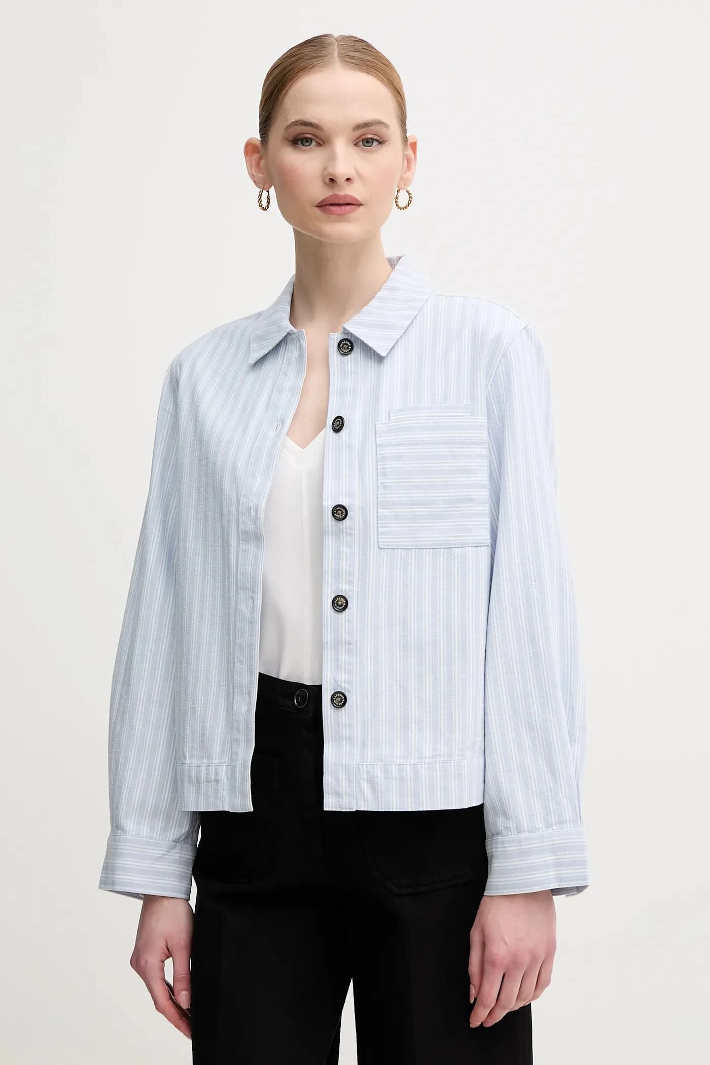 июньская хлопковая рубашка