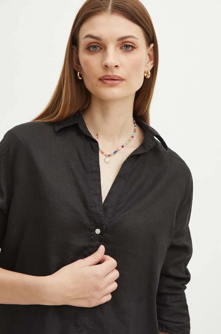 Льняная рубашка