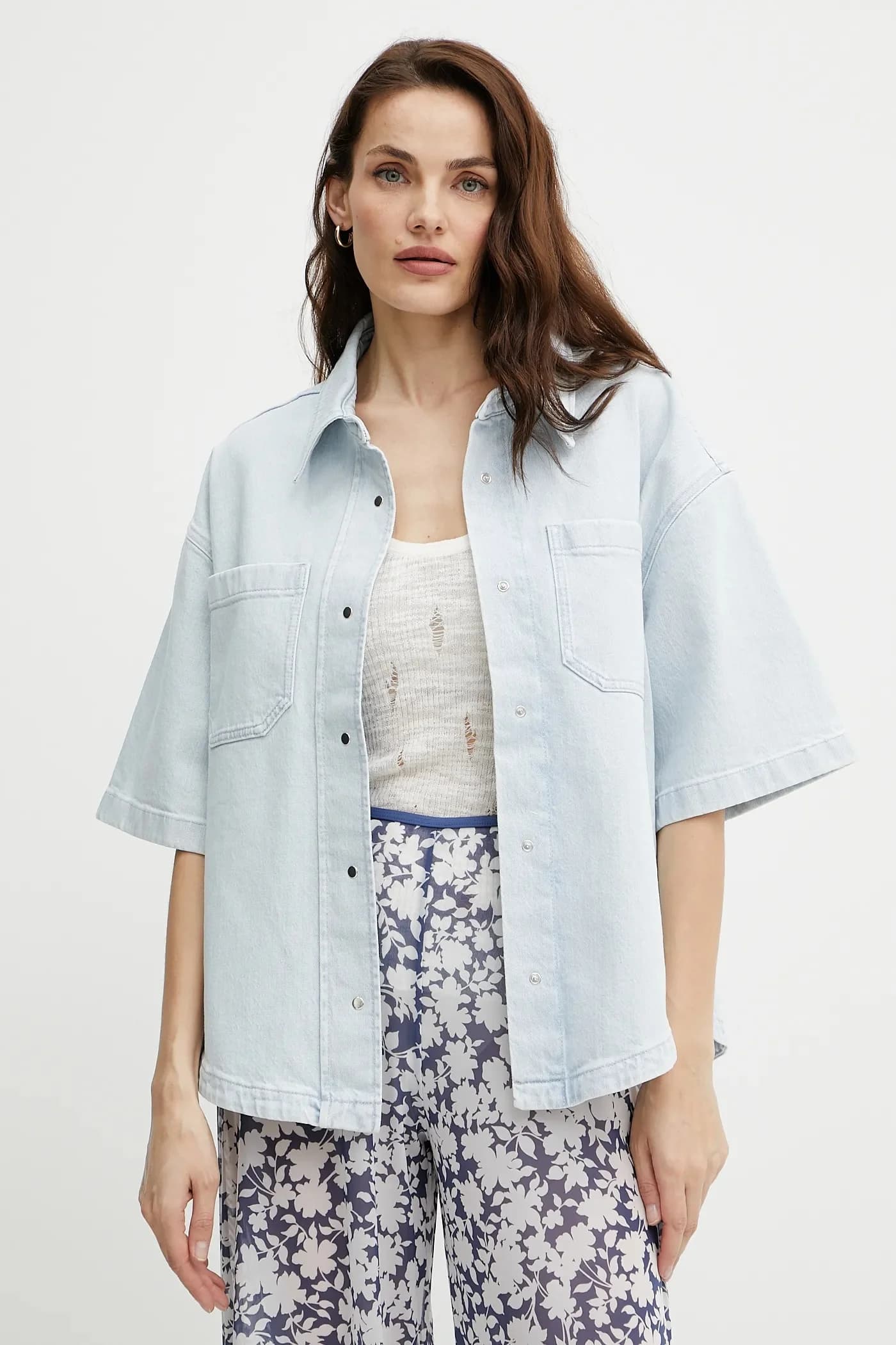 Джинсовая рубашка ERICA