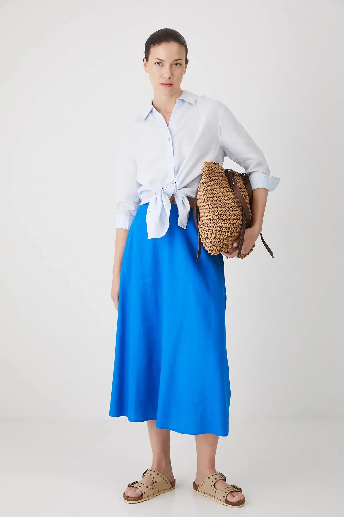 Льняная рубашка