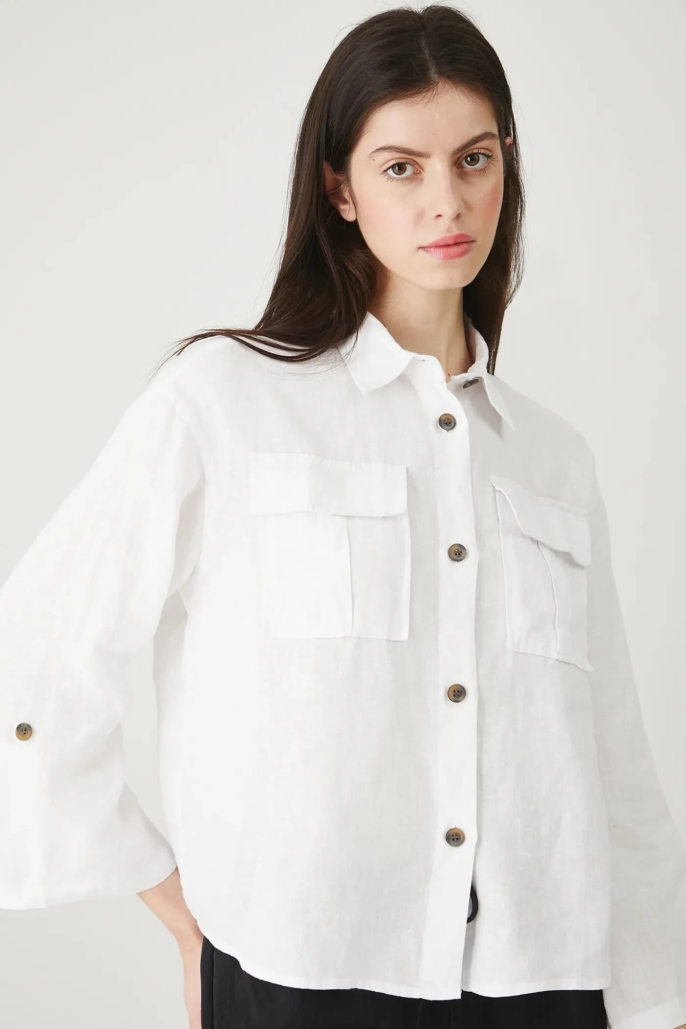 Льняная рубашка