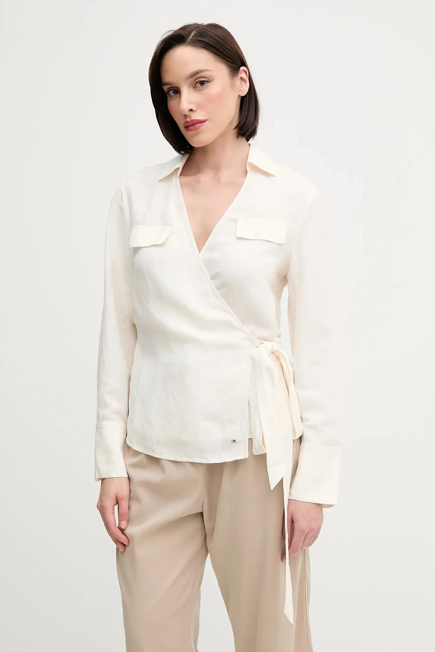 Льняная рубашка