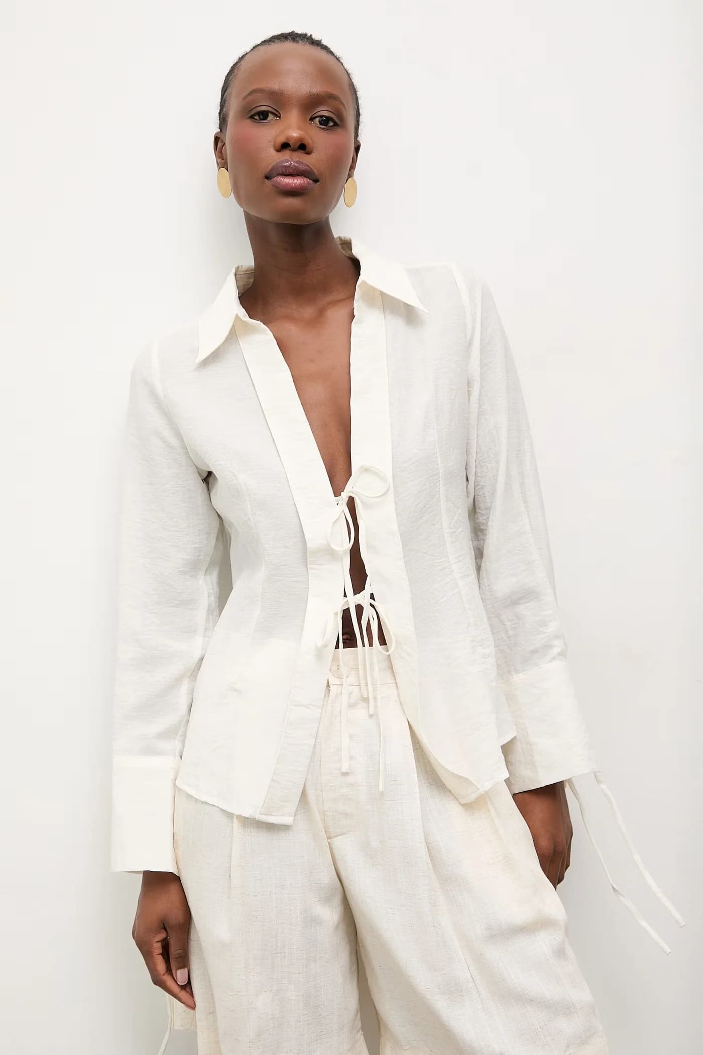 Льняная рубашка