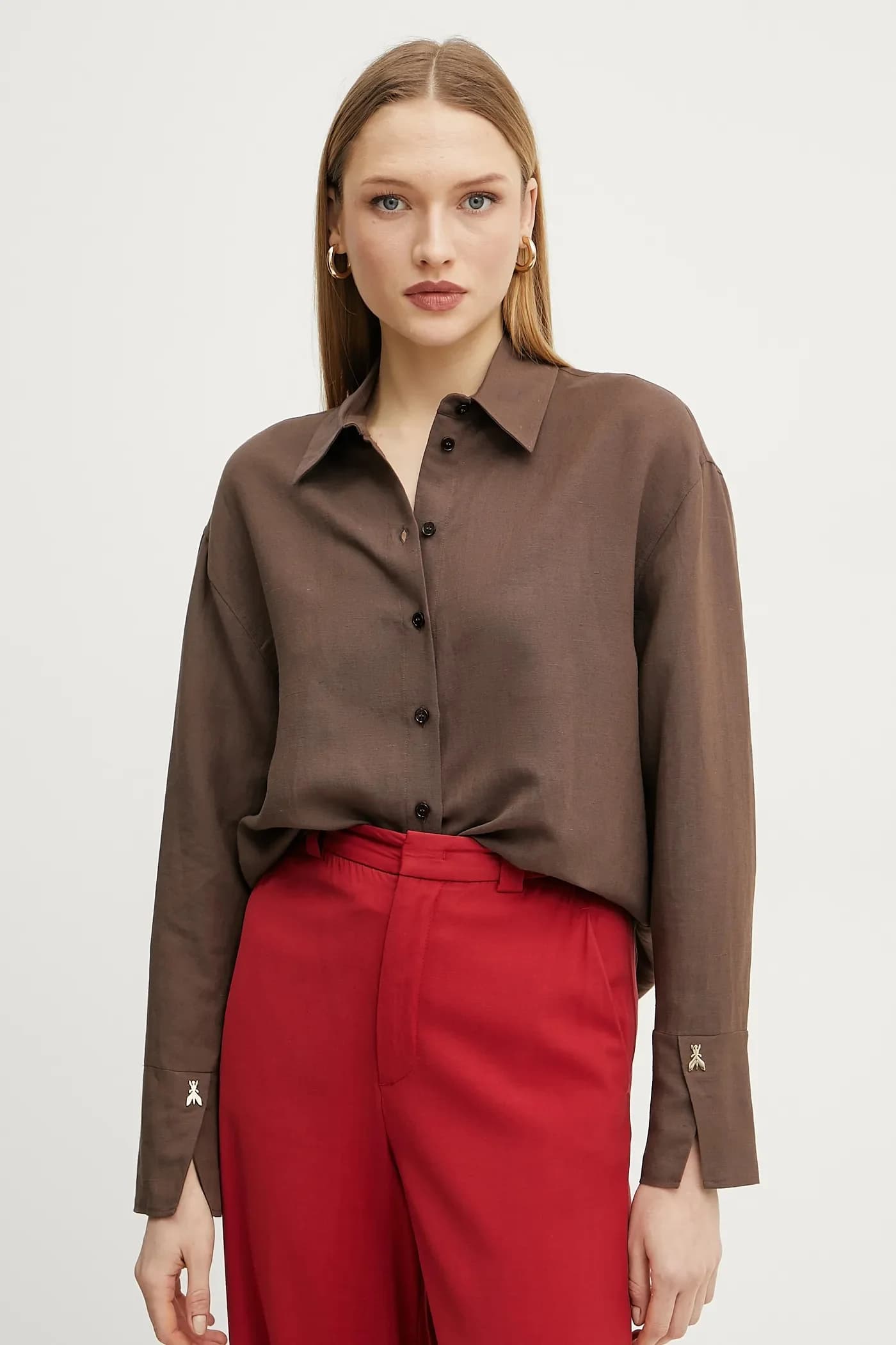 Рубашка из смесового льна