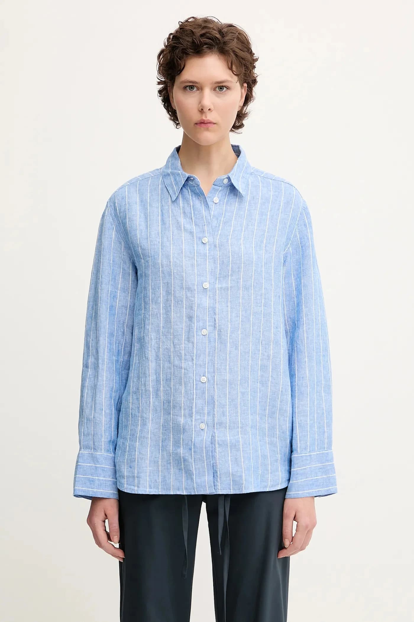 Samsoe Льняная рубашка Samsoe SANOT