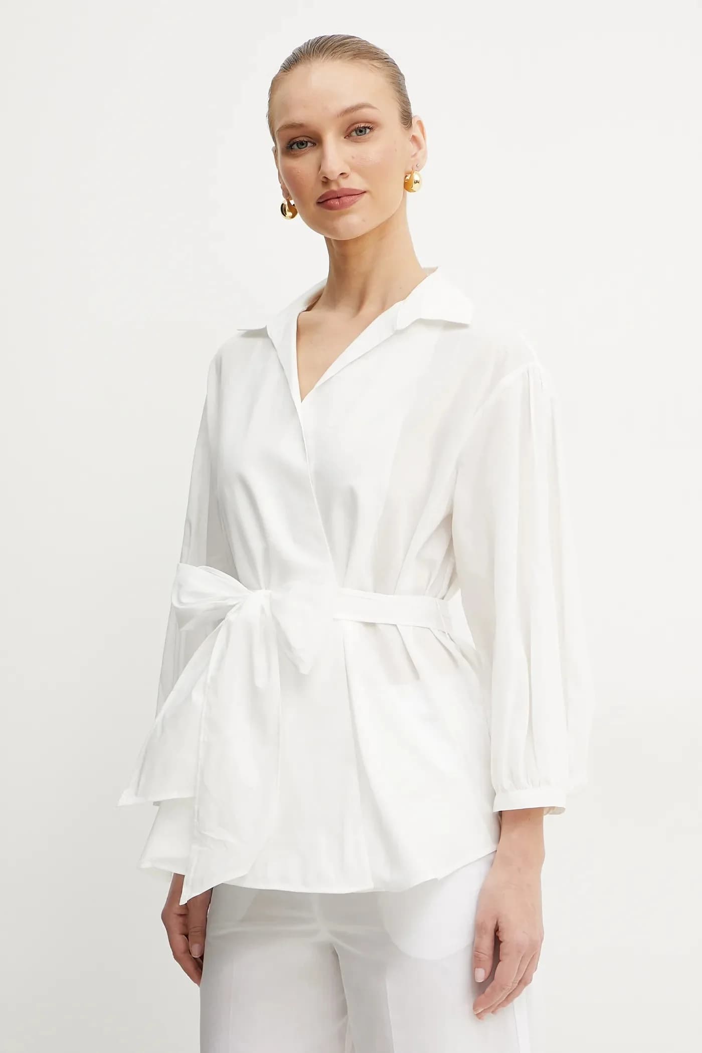 Рубашка Weekend Max Mara с оттенком шелка