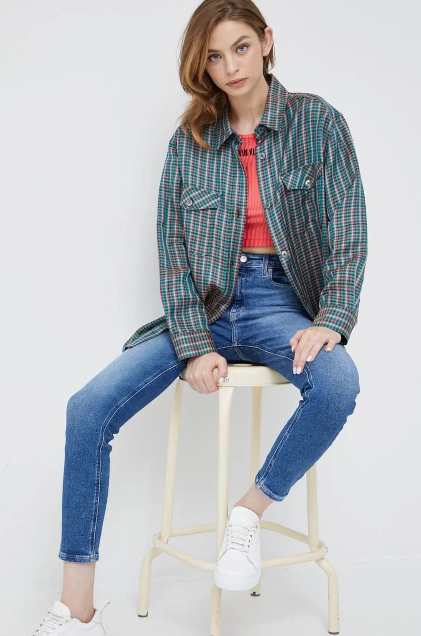 Рубашка из смесового льна