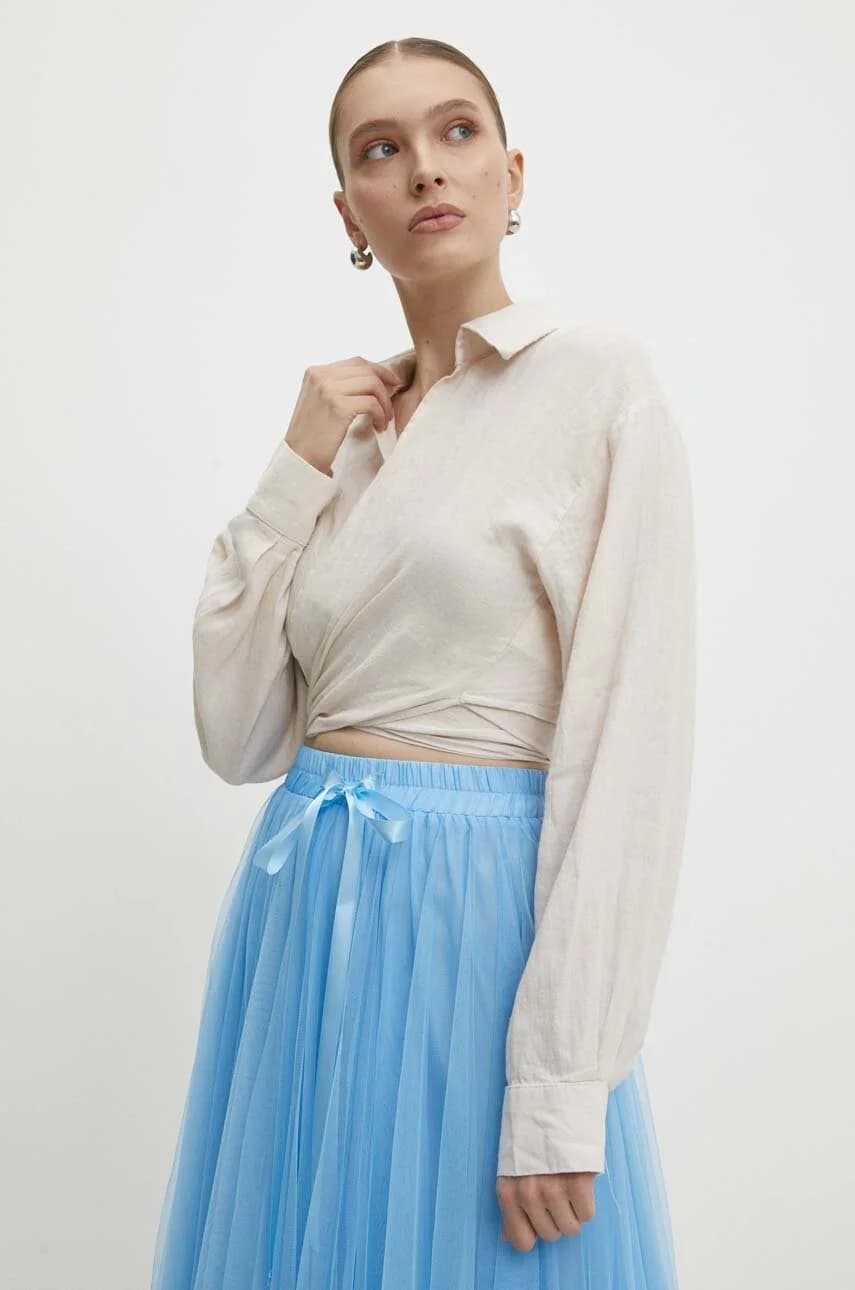 Льняная рубашка