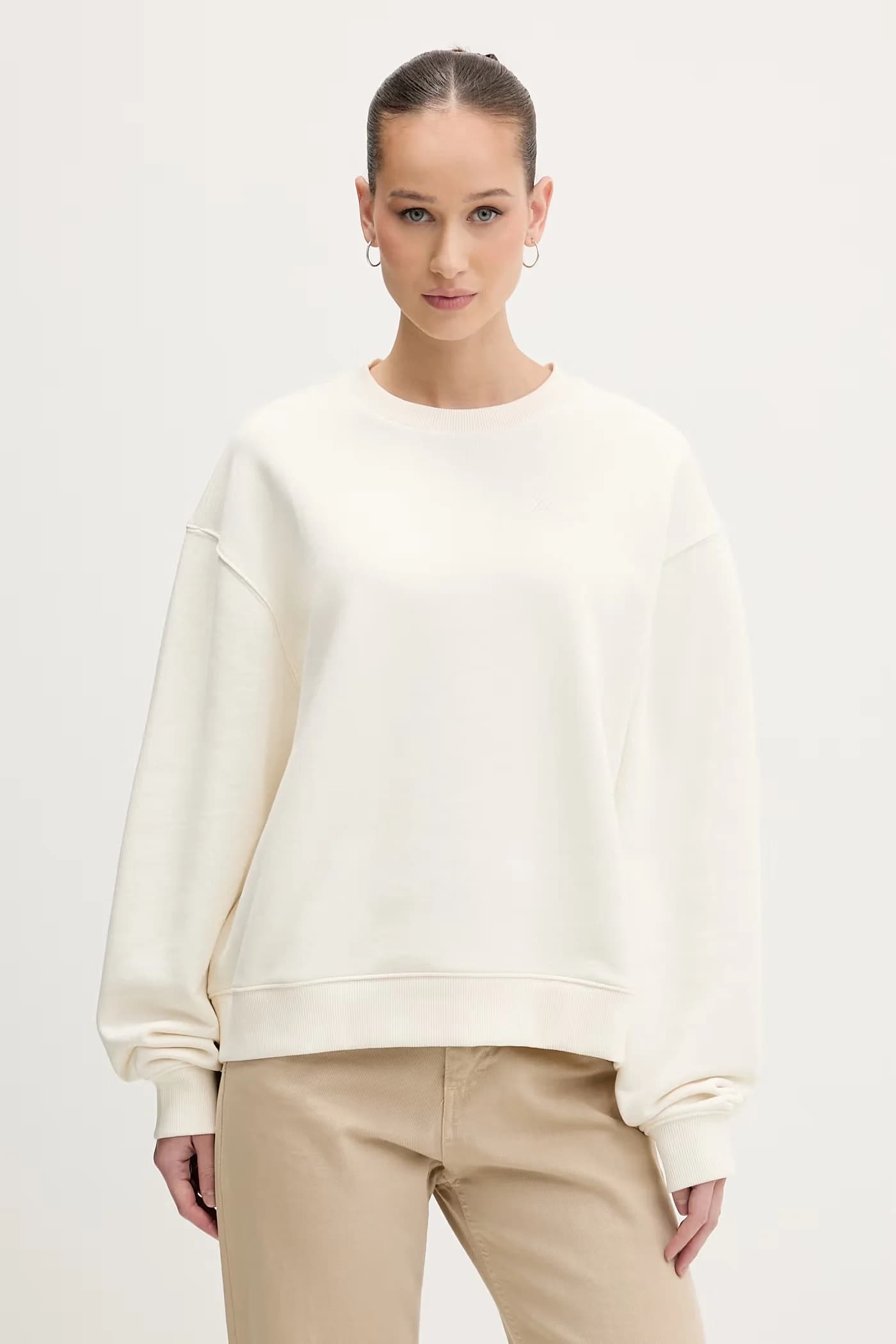 Женская толстовка оверсайз из хлопка Deroxina_9