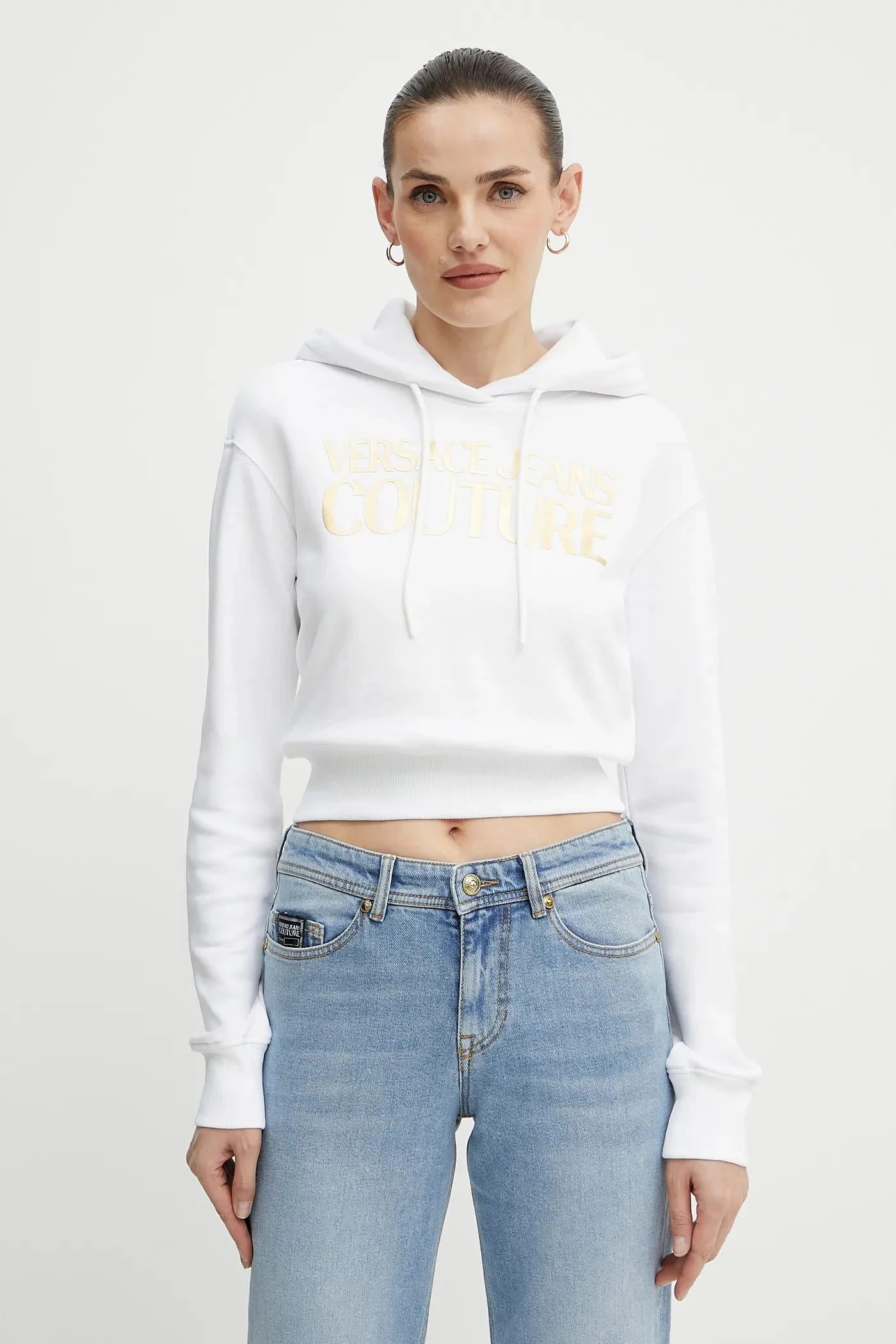 Хлопковая толстовка Versace Jeans Couture