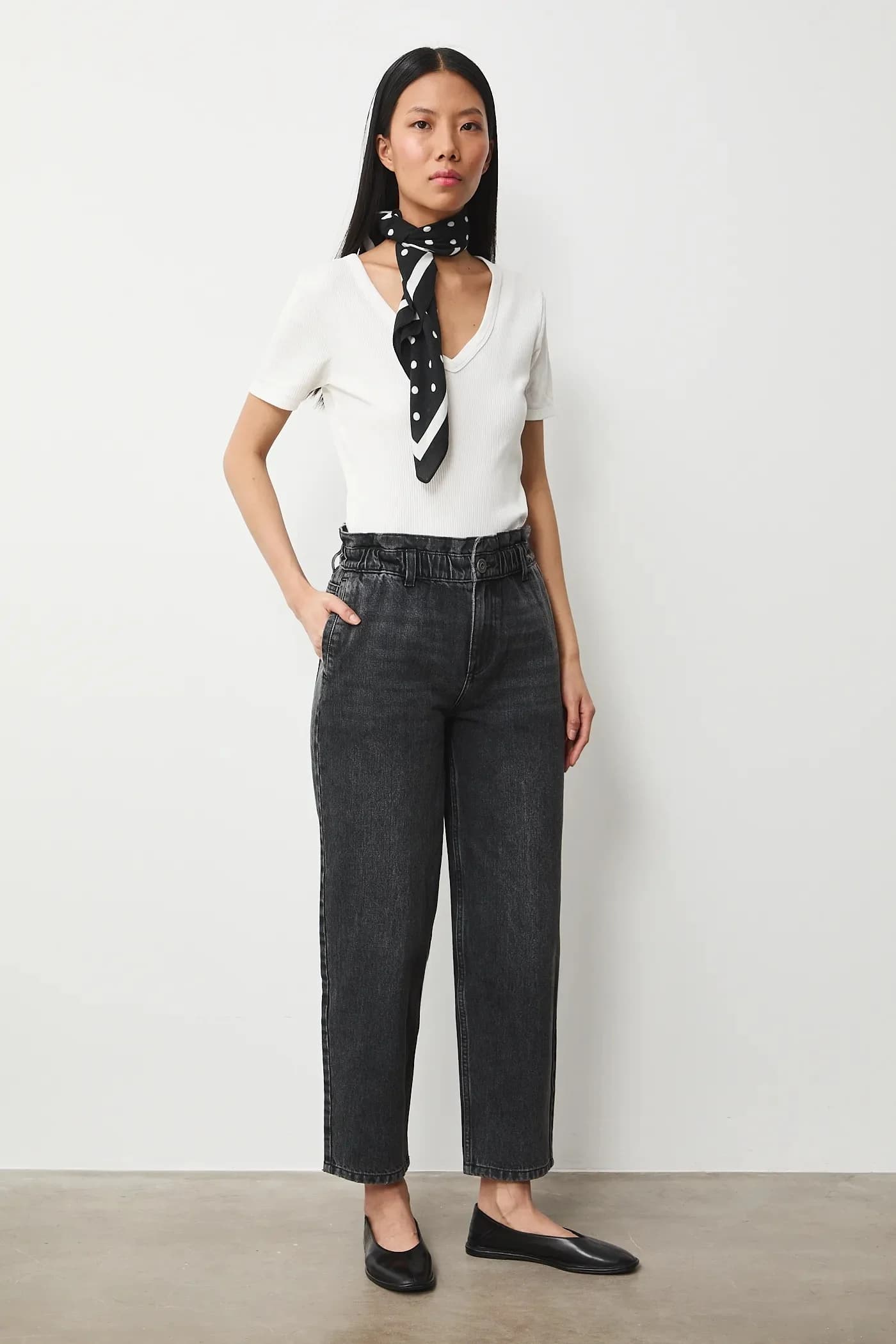 Женские джинсы с напуском