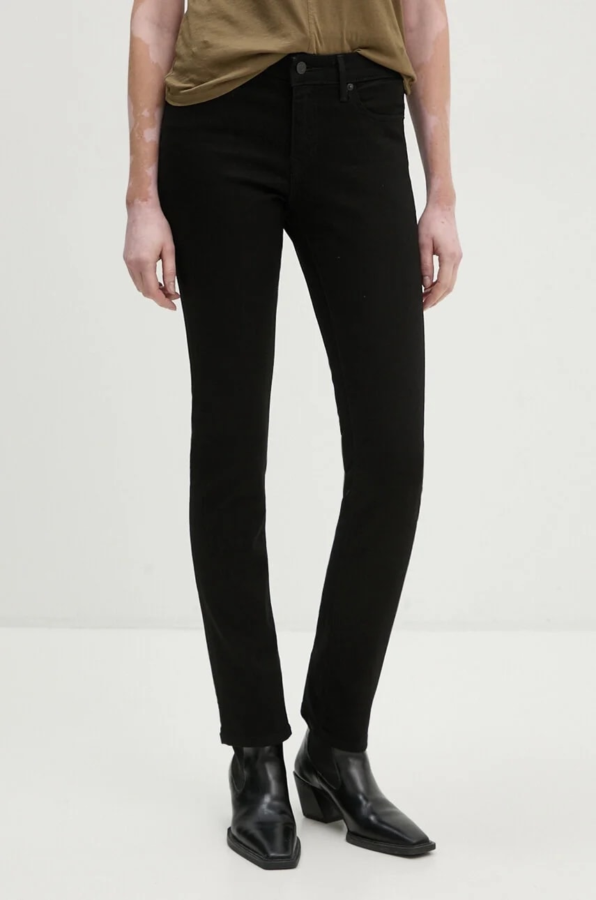 джинсы 712 SLIM WELT POCKET черные для женщин