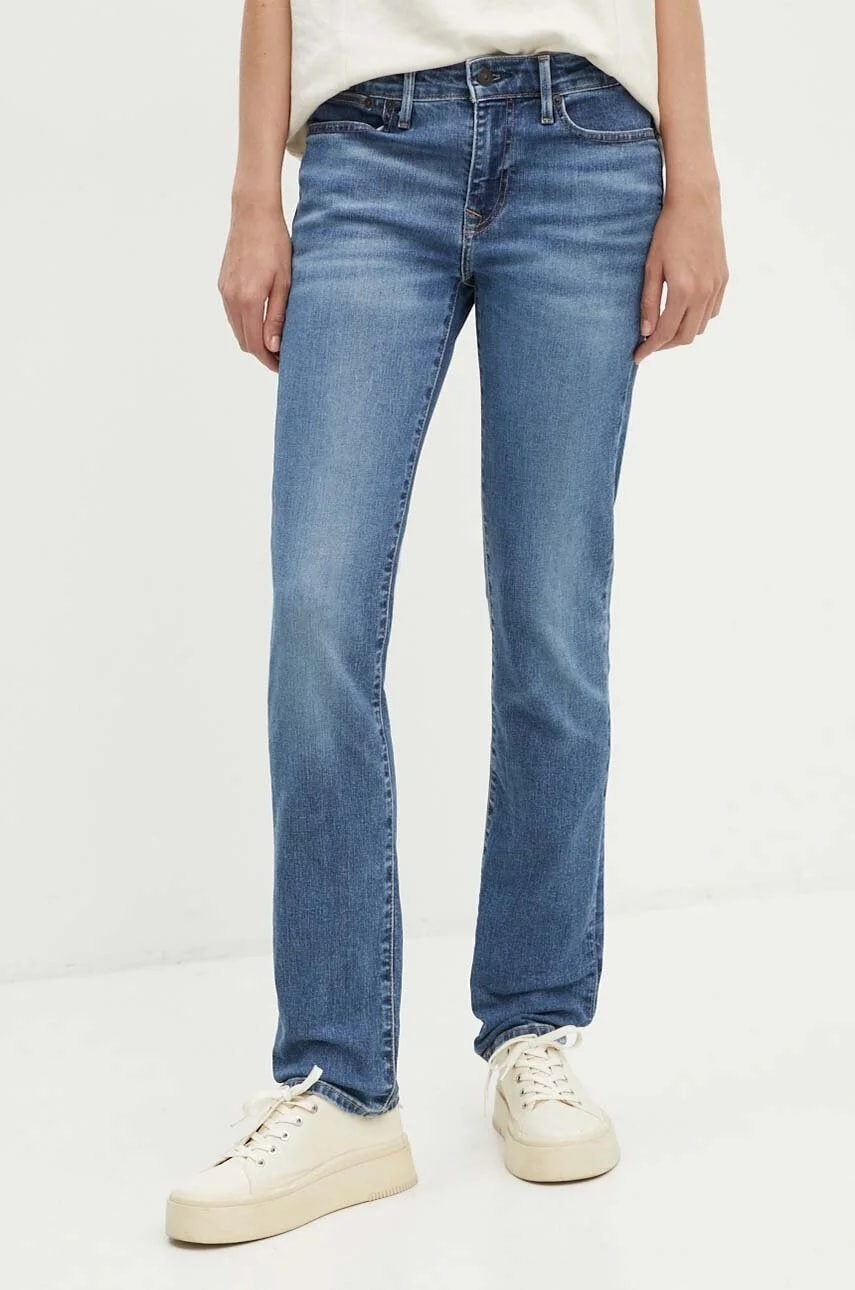 джинсы 712 SLIM WELT POCKET синие для женщин