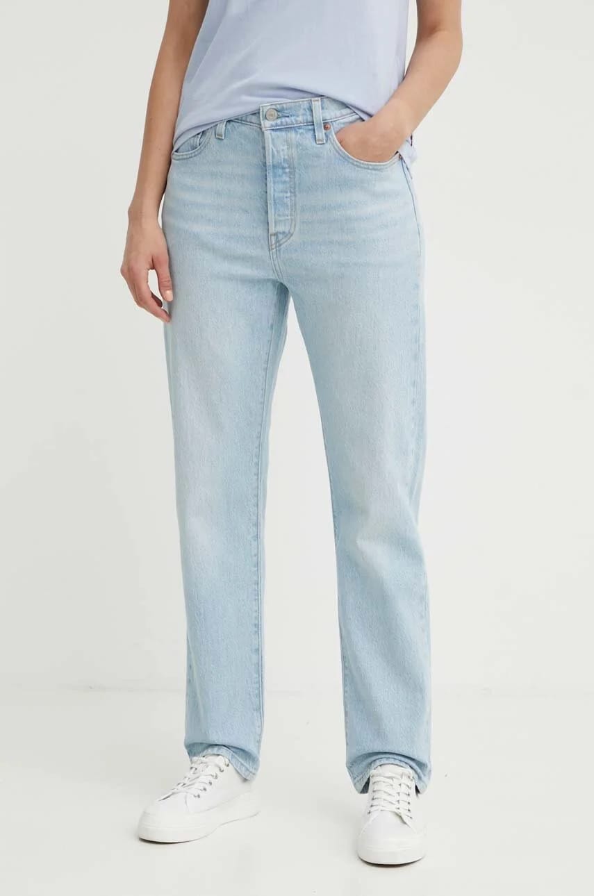 джинсы 501® CROP синие для женщин