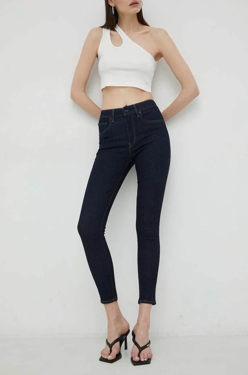 Джинсы 721 HIGH RISE SKINNY военно-морской для женщин