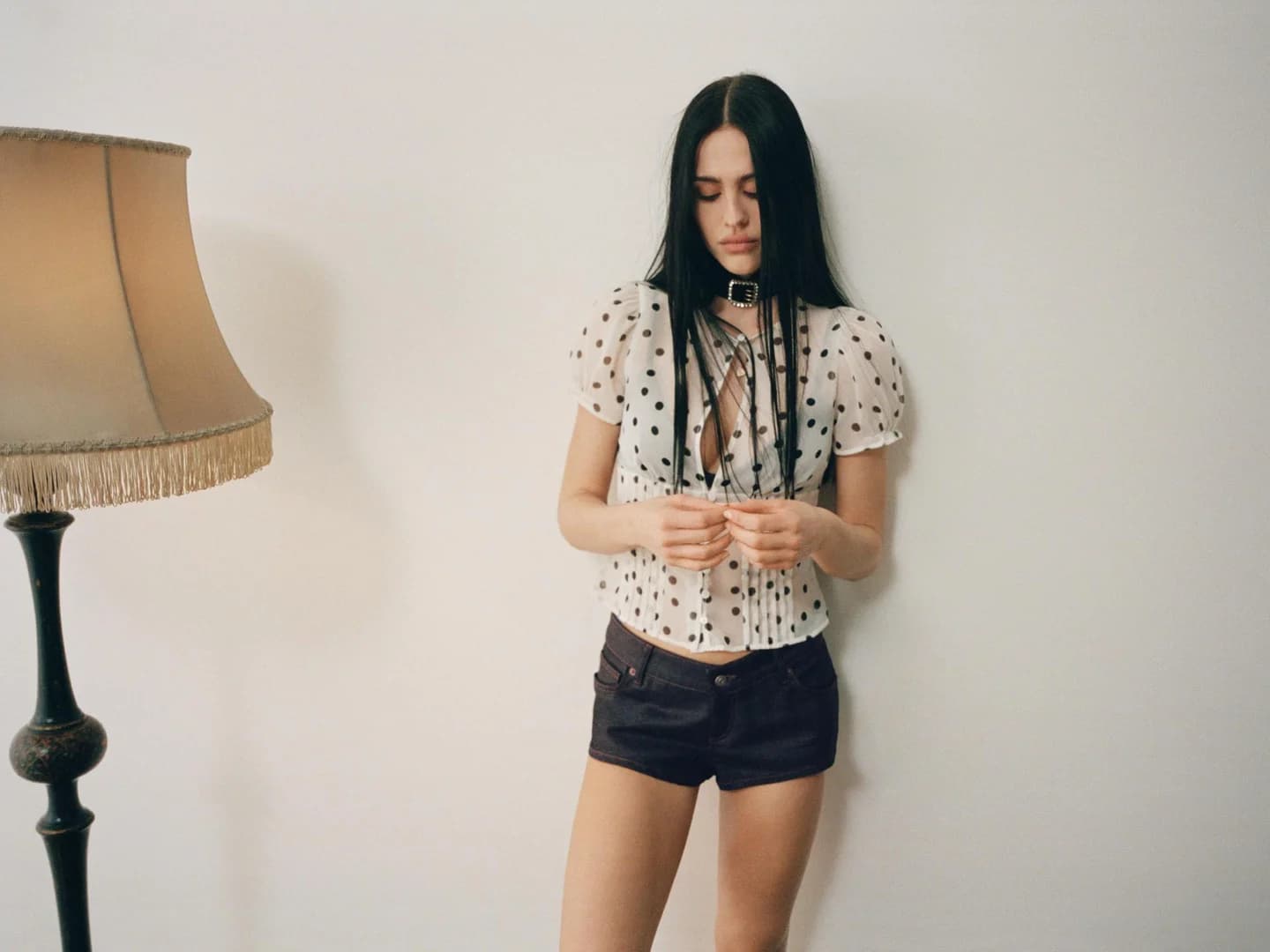 ТОП ИЗ ПОЛУПРОЗРАЧНОГО ЖОРЖЕТА